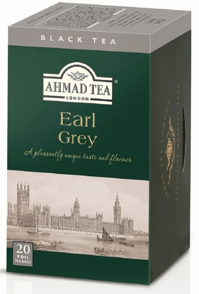 Ahmad Tea Earl Grey Tea, 20-Count Boxes (Pack of 6)