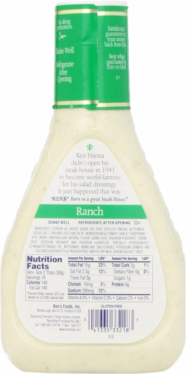 Ken'S Salsa Ranchera Pet 454 Grs.