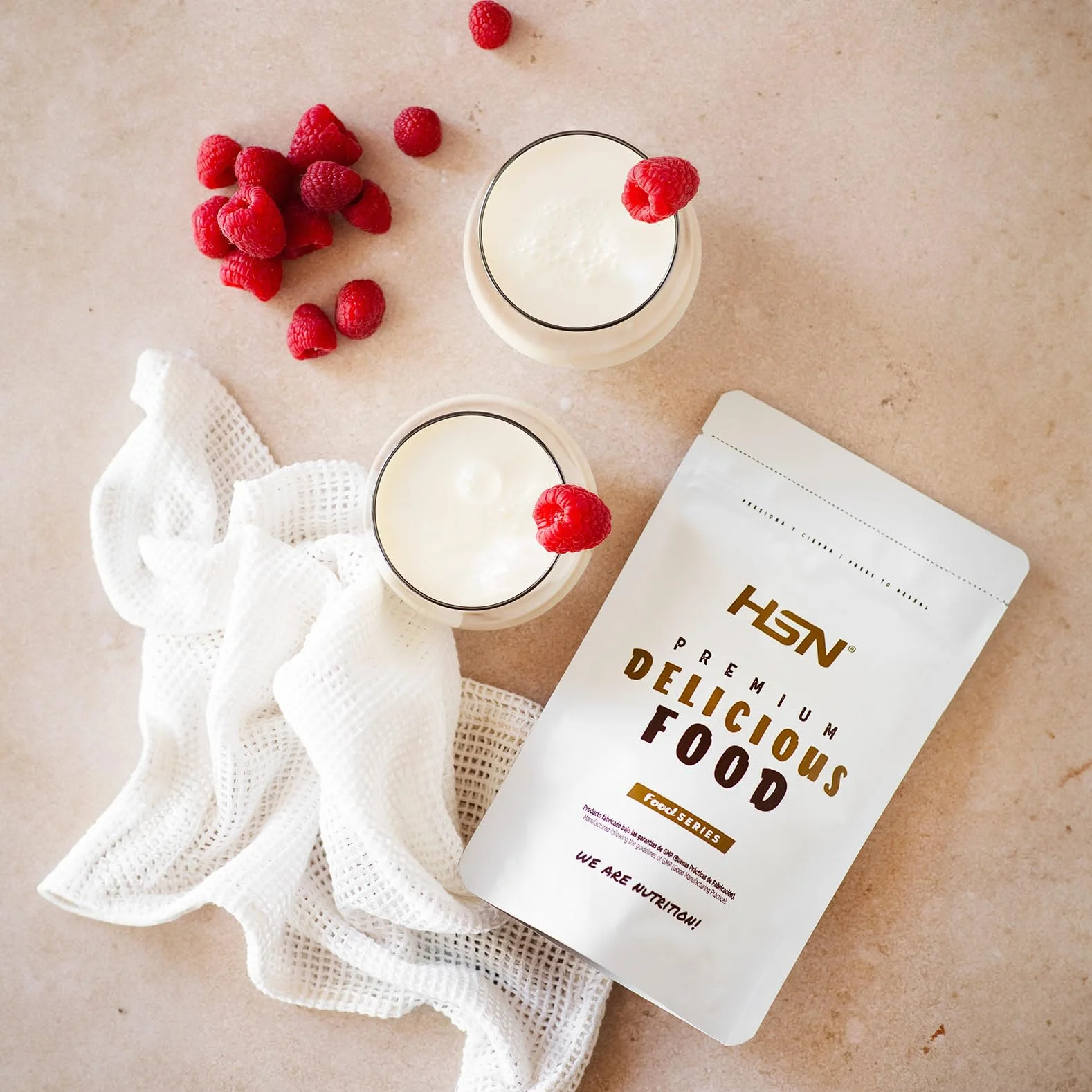 HSN Kéfir en Polvo | Sabor Natural 500g = 50 Servicios | 100% Natural Kéfir de Leche de Vaca Origen Unión Europea | Bajo en Grasa Sin Azúcares añadidos | No-GMO, Vegetariano, Sin Gluten