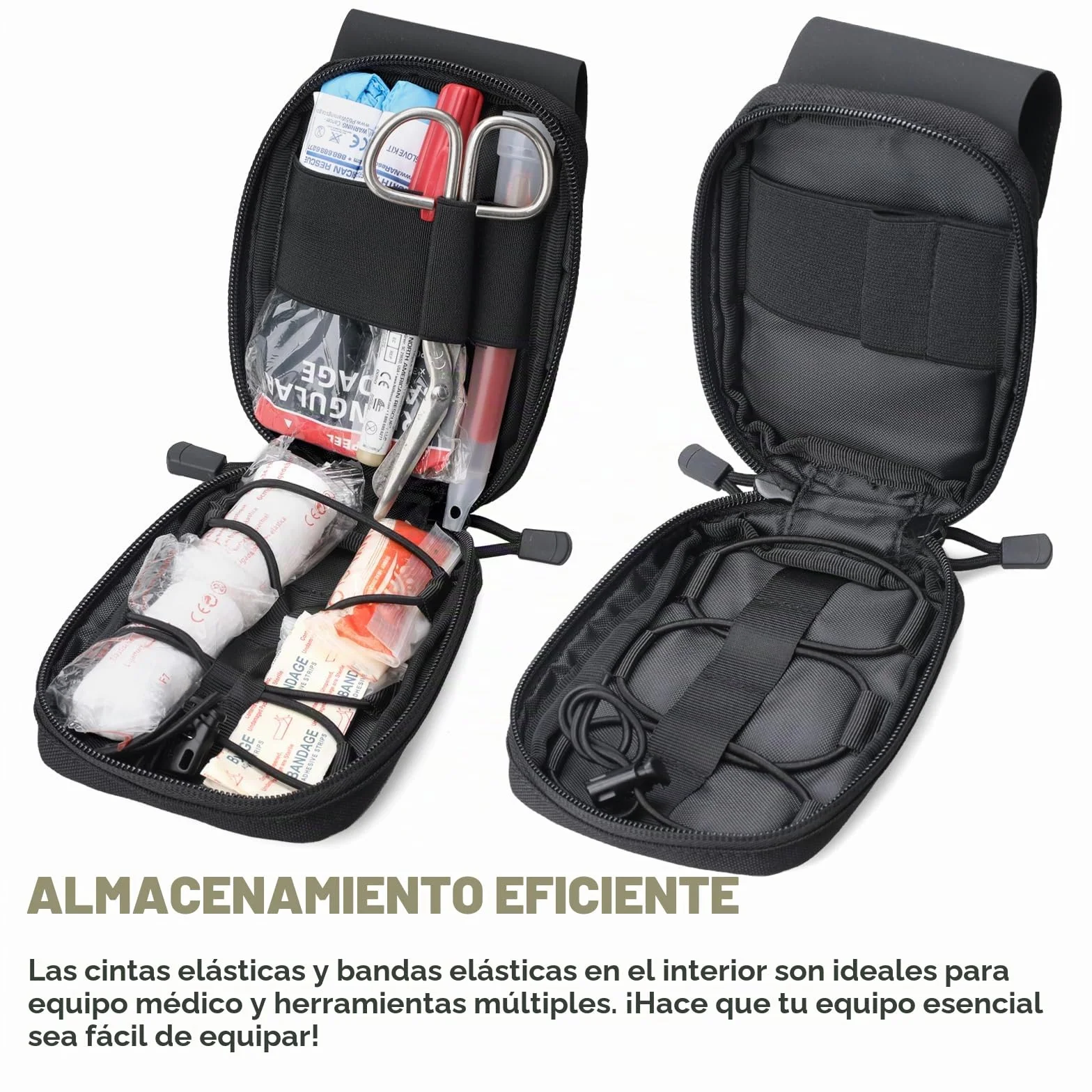 WYNEX Molle IFAK Bolsa de primeros auxilios táctico trauma médico cinturón EMT emergencia portátil