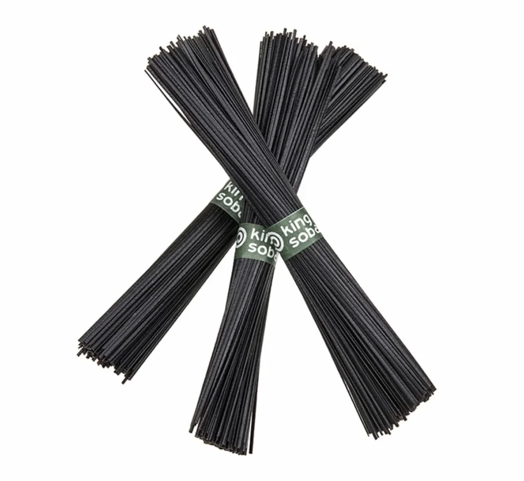 King Soba - Fideos de Arroz Negro - 100% Orgánicos - Fideos Instantáneos - Ricos en Minerales y Vitaminas - Sabor a Nuez - Sin Trigo y Sin Gluten - Aptos para Veganos - 250 g