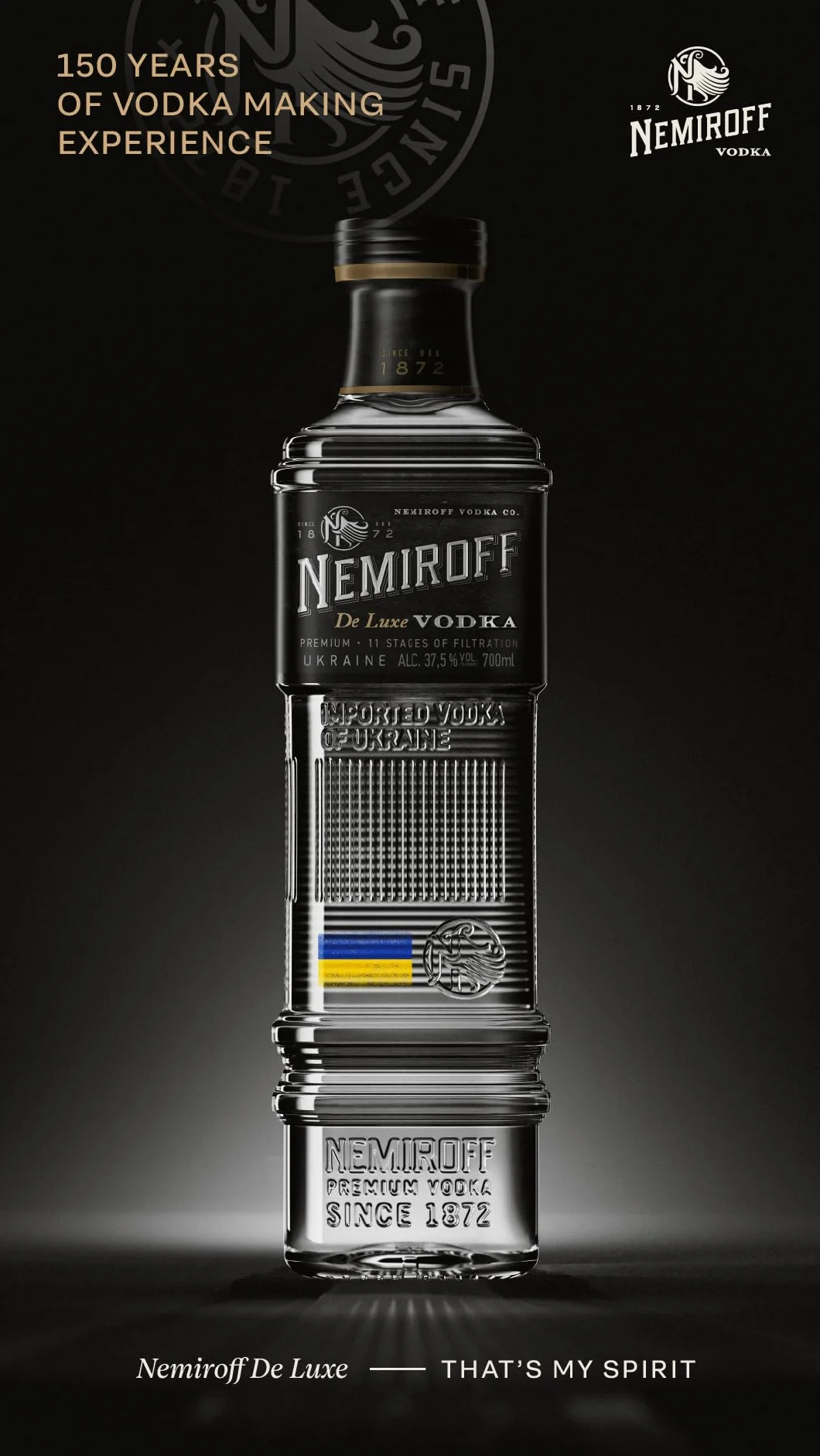 Nemiroff De Luxe Premium Vodka 40% Vol. 0,7l
