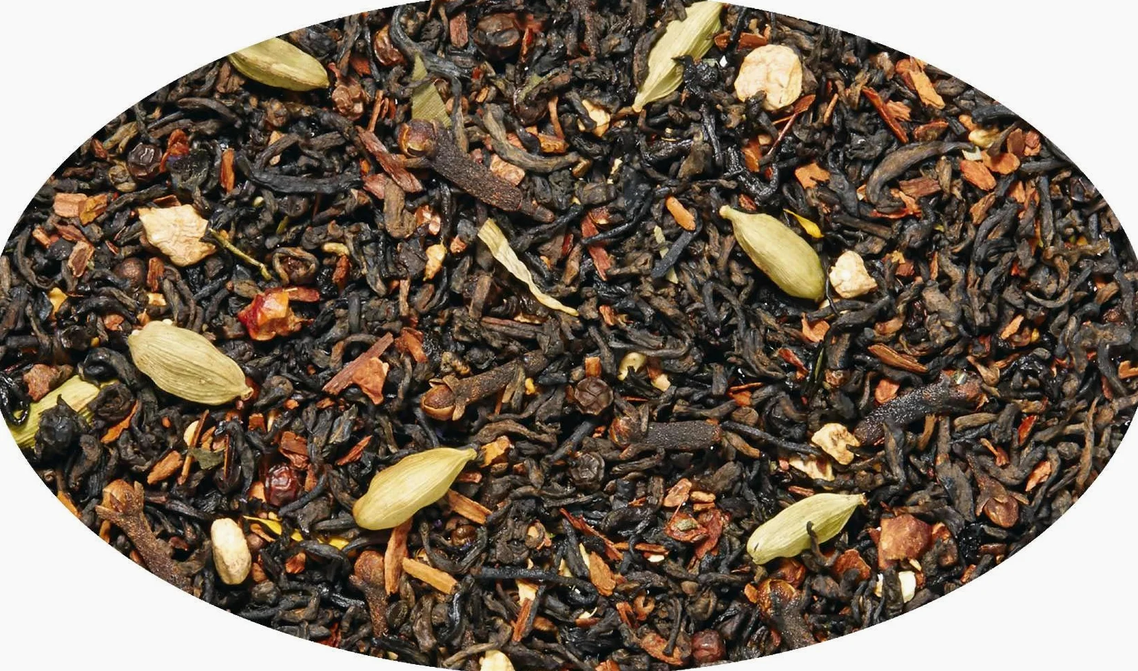 Eder Gewürze - Mezcla de Té negro Pu Erh Chai (Canela/Cardamomo) aromatizado - 1kg