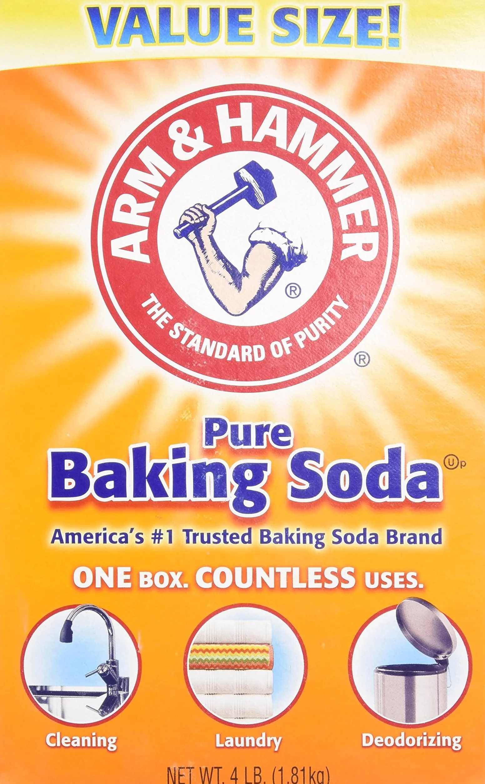 Arm & Hammer Baking Soda-4LB (01170)