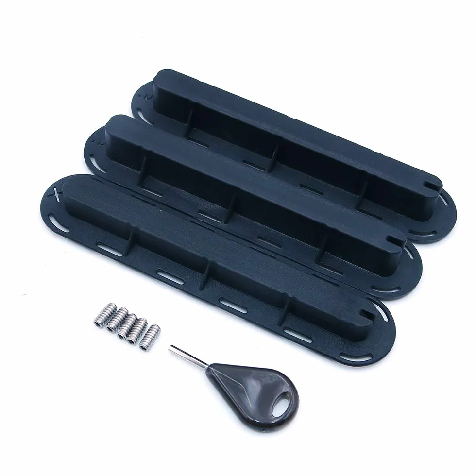 Namvo Juego de 3 Aletas Future Tri Fins Box Surfing Surfboard Fin Plug con Tornillos de Montaje