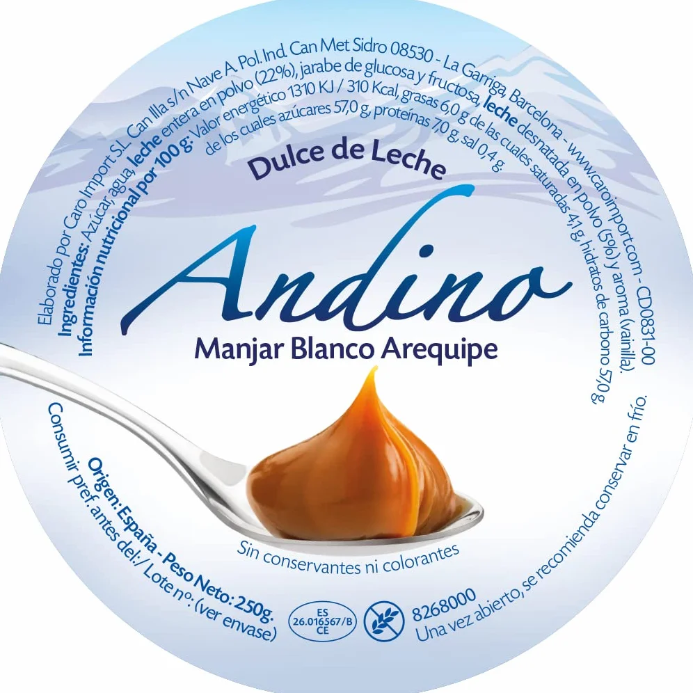 Andino Dulce De Leche - 250g