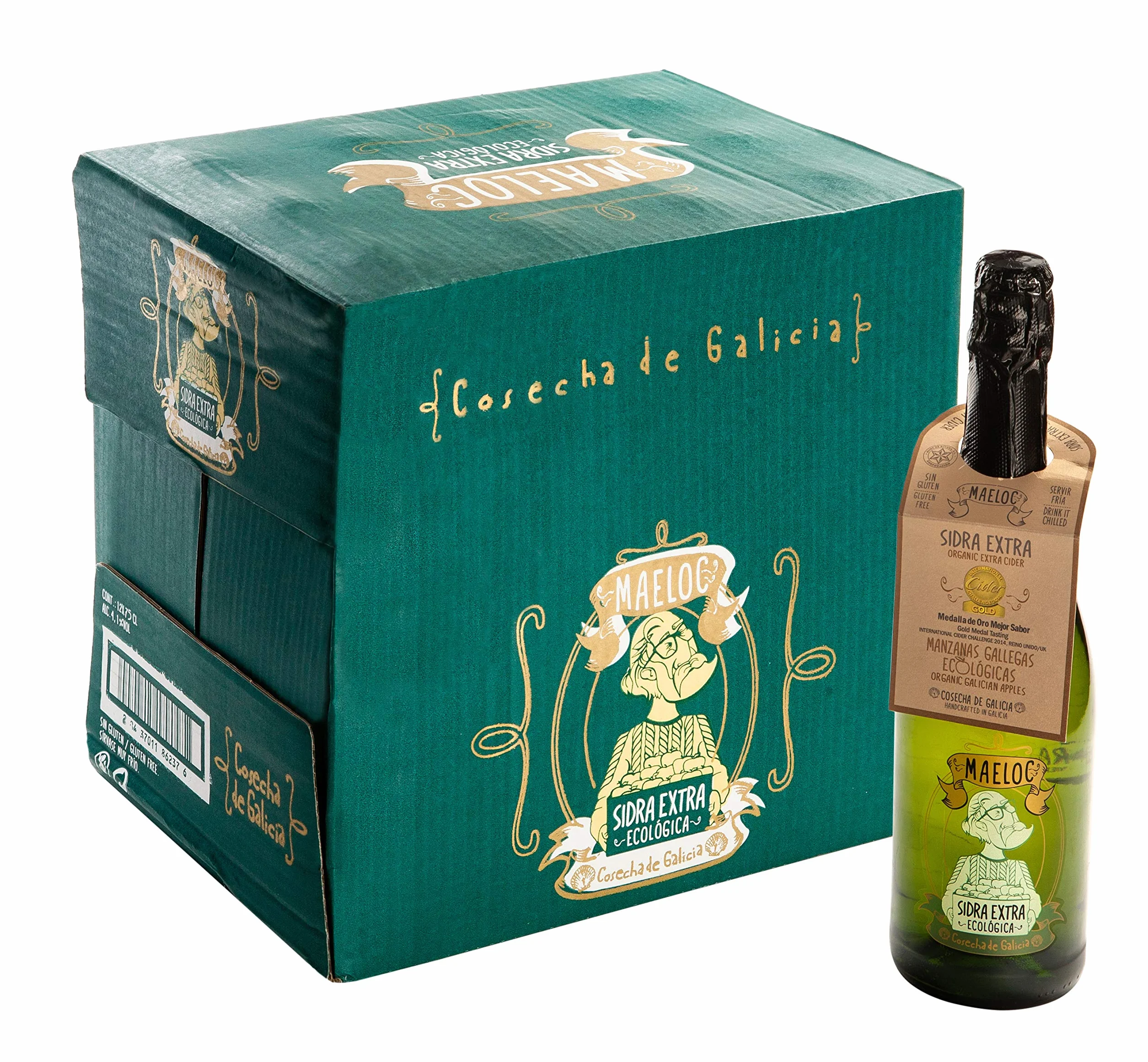 Maeloc Sidra Extra Ecológica 12 botellas 750 ml