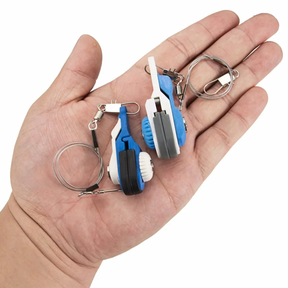 Outrigger Clips de Liberación, Paquete de 4 Clips de Desbloqueo de Línea de Pesca, Ajustables de Tensión Pesada