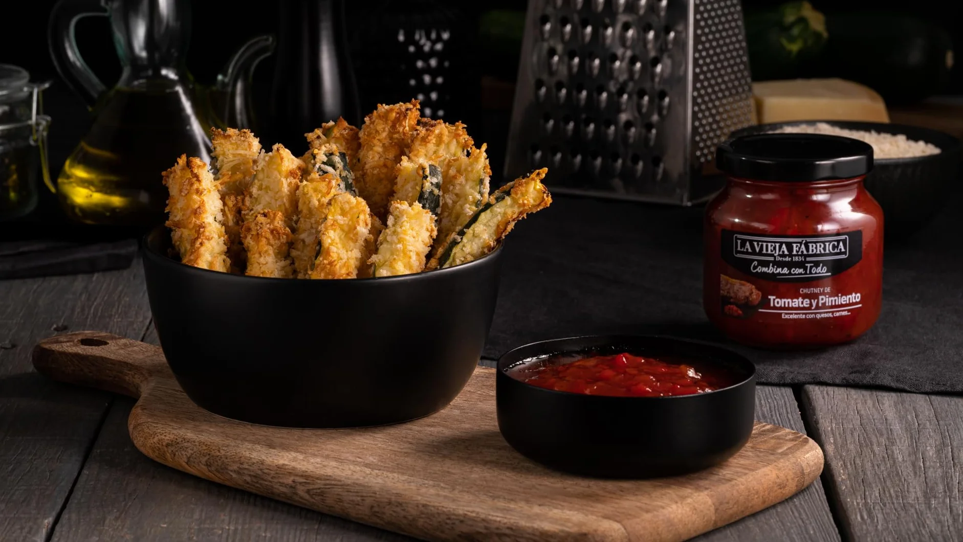 La Vieja Fábrica Surtido salsa COMBINA CON TODO Pack de 3 Pimiento y Jalapeño Mango y Cebolla Tomate y Pimiento