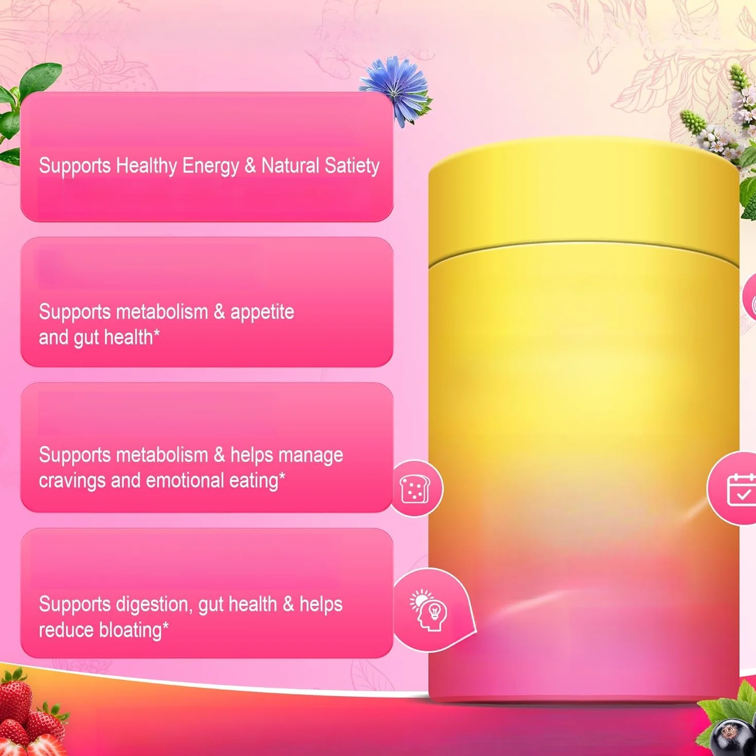 Mezcla de bebidas: antojo y metabolismo de doble acción | Vegano, apoyo energético, nutre los intestinos, sin azúcar, sin OGM,2pack