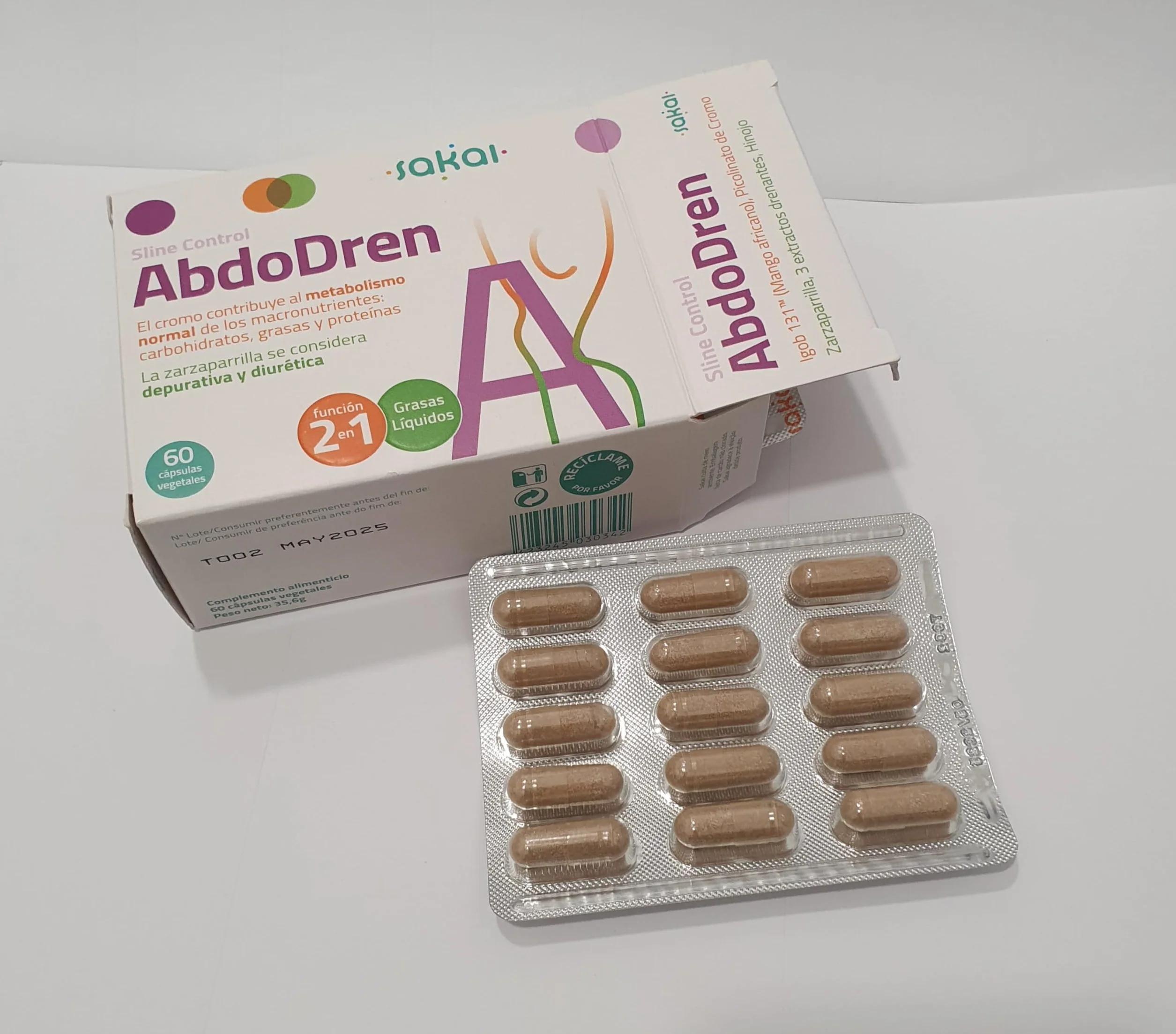 SLINE CONTROL ABDODREN 60 CAPS