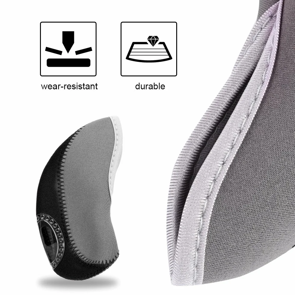 Fundas Protectoras de Golf de Neopreno Impermeables, Juego de 10, Negro Rojo Verde