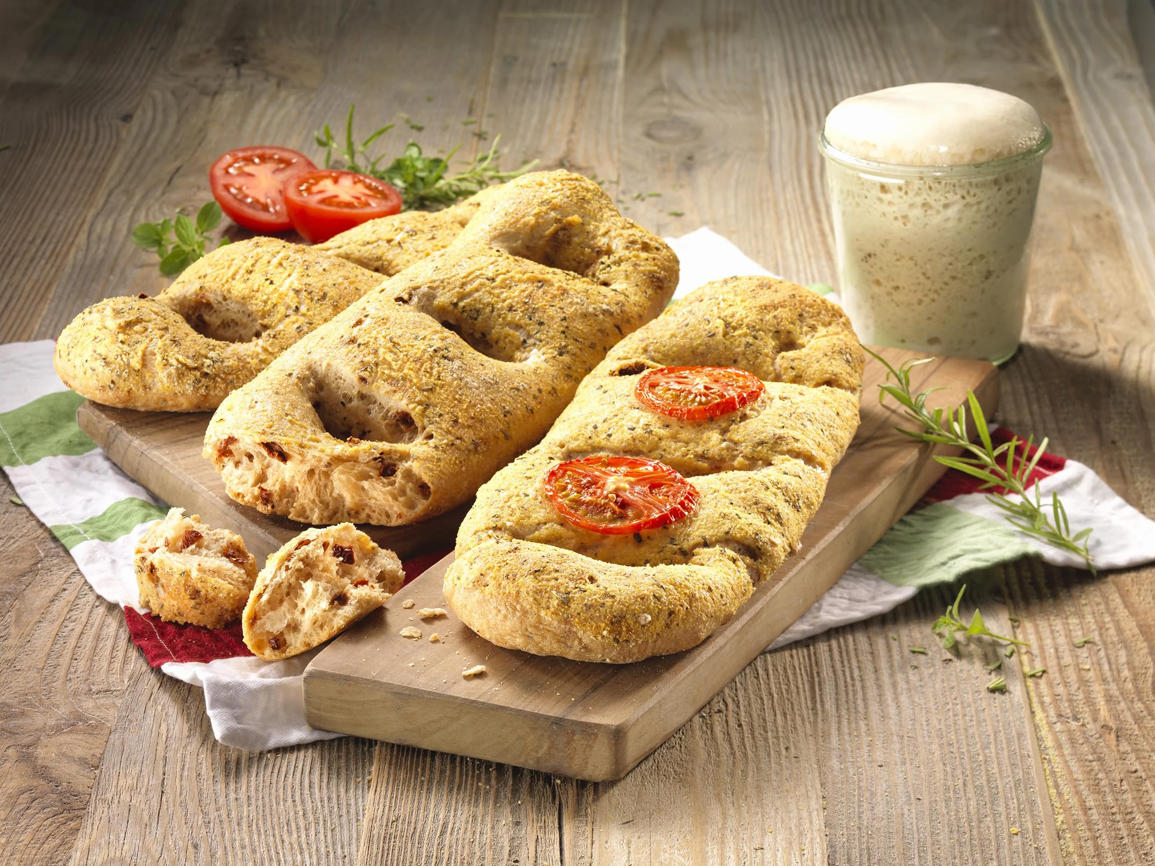 Lievito Madre - Masa fermentada de trigo seca en polvo con fuerte fuerza motriz de 500 g Foozia