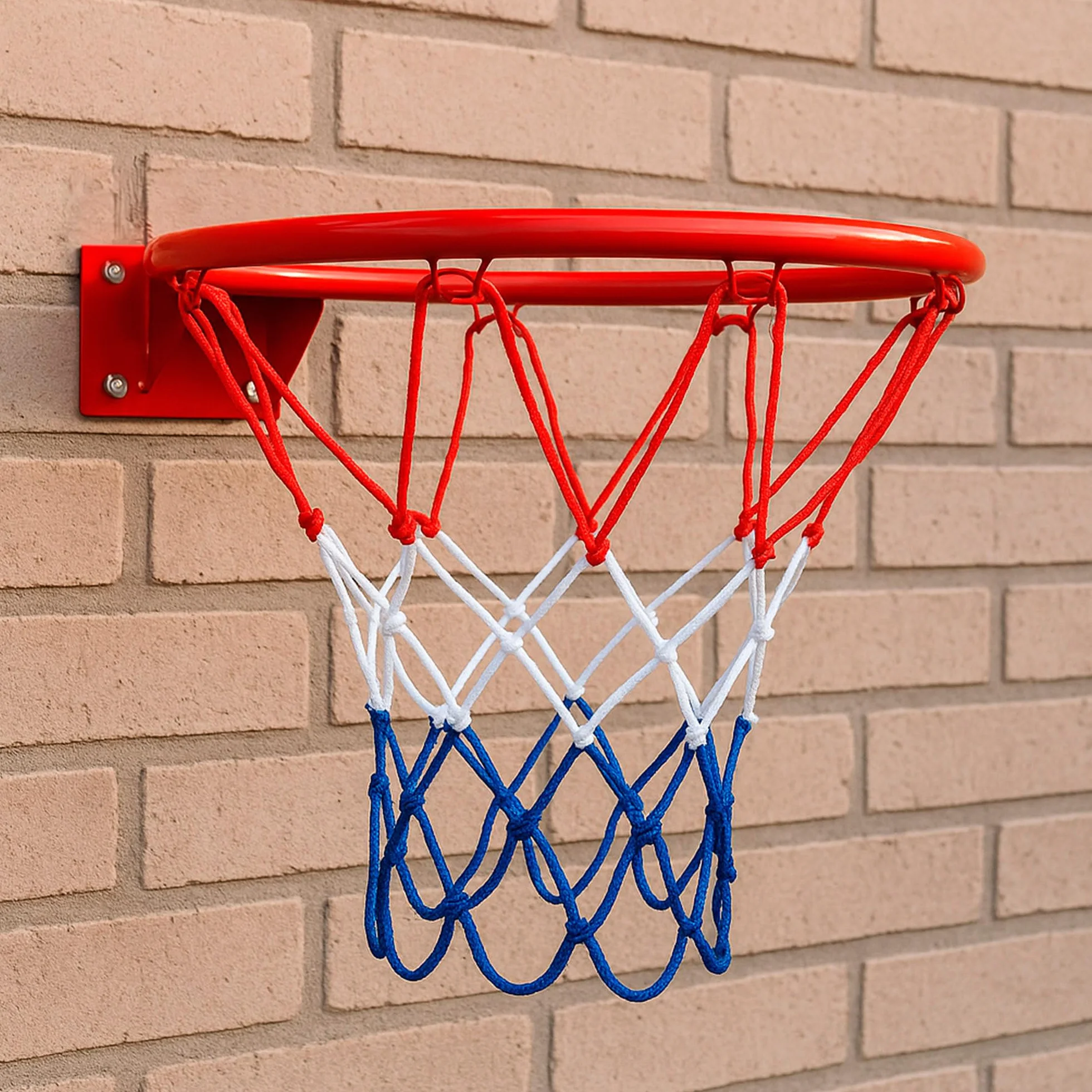 Canasta de Baloncesto Pared AKTIVE 54277, 32 cm, Red poliéster, Aro metálico, Incluye Pelota