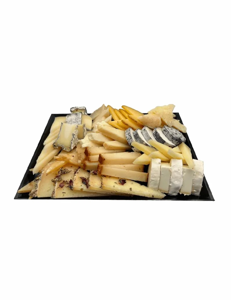Tabla de Quesos Nacionales Gourmet | Selección Exclusiva de 900gr de queso cortado | Variedades Artesanales y Sabores Auténticos | Ideal para Maridar con Vinos y Realzar Cualquier Ocasión Especial