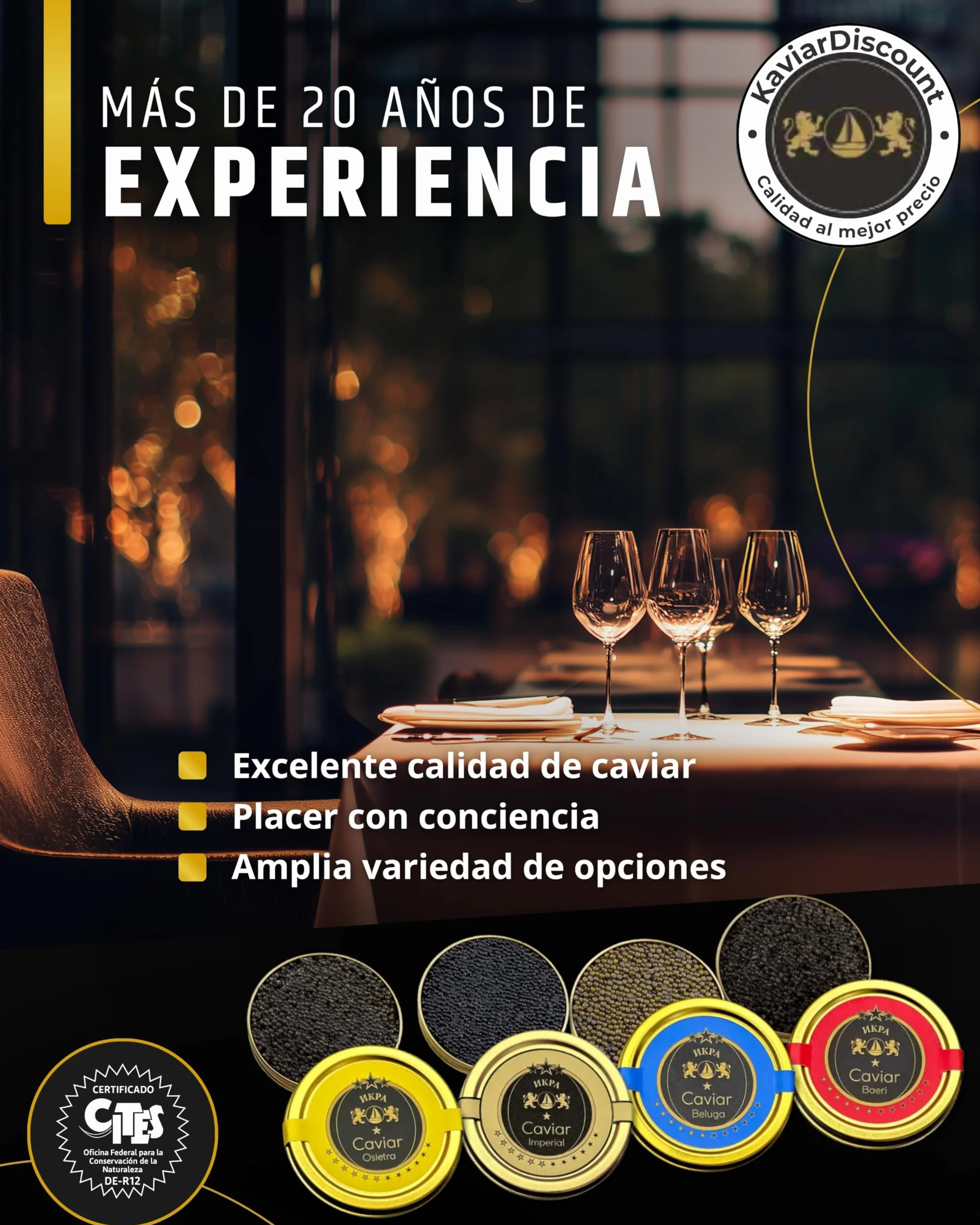 Osietra Kaviar Select Cuchara de nácar 125 g Cría de la UE