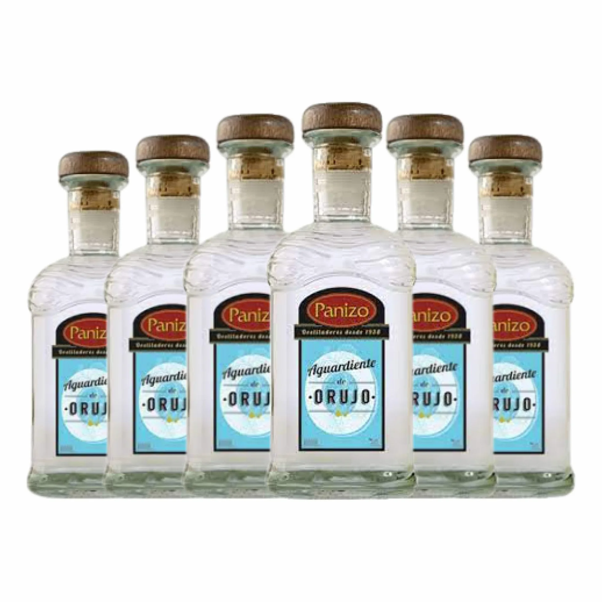 Orujo Aguardiente Panizo Blanco 70 cl Caja de 6 botellas