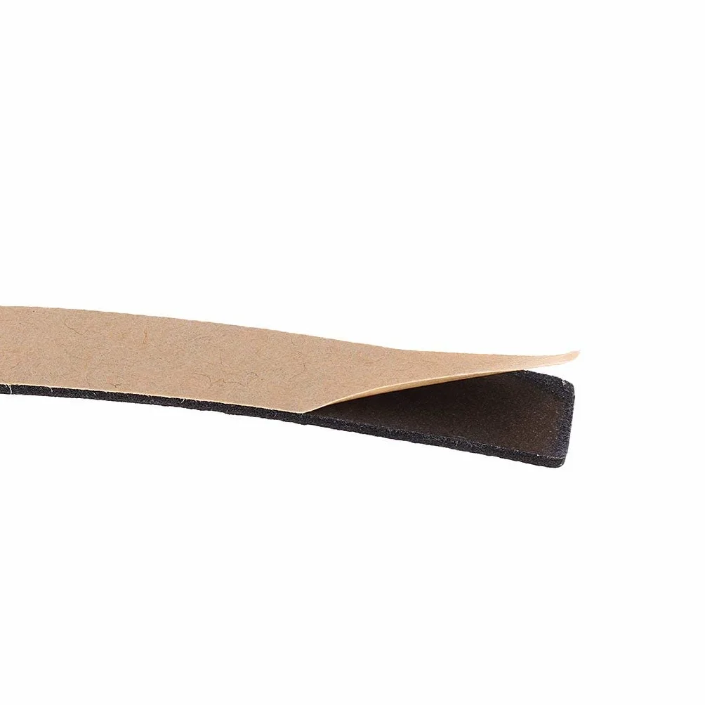 zalati Cinta de borde 10 piezas Goma lateral película protectora raqueta tenis de mesa 45x1x0,1 cm negro