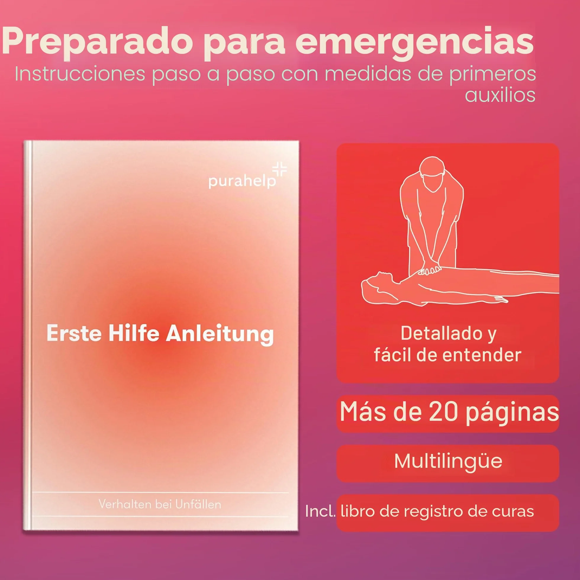 PURAHELP Botiquin Moto Kit Emergencia DIN 13167