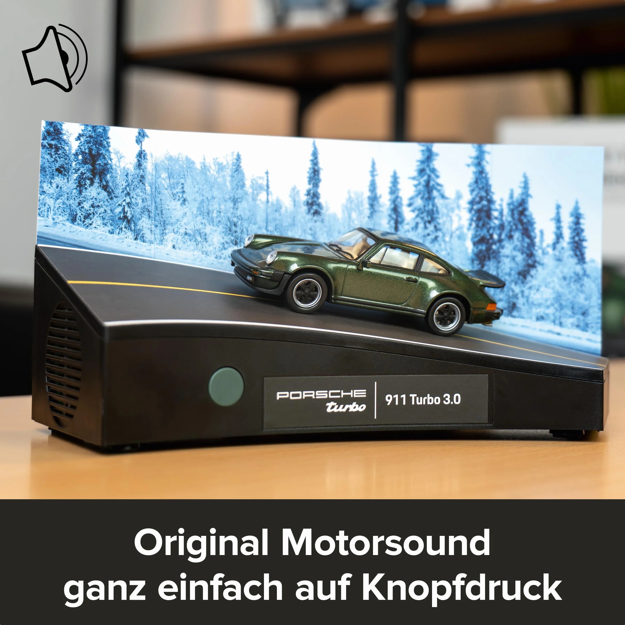FRANZIS Calendario de Adviento Porsche 911 Turbo 67233 escala 1:43 módulo de sonido libro 52 páginas