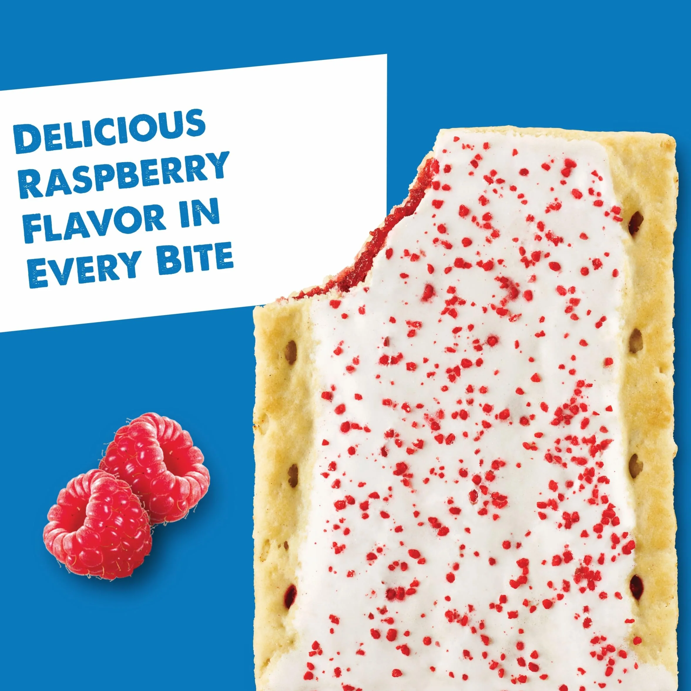 Pop Tarts Frambuesa Esmerilada, 384 g