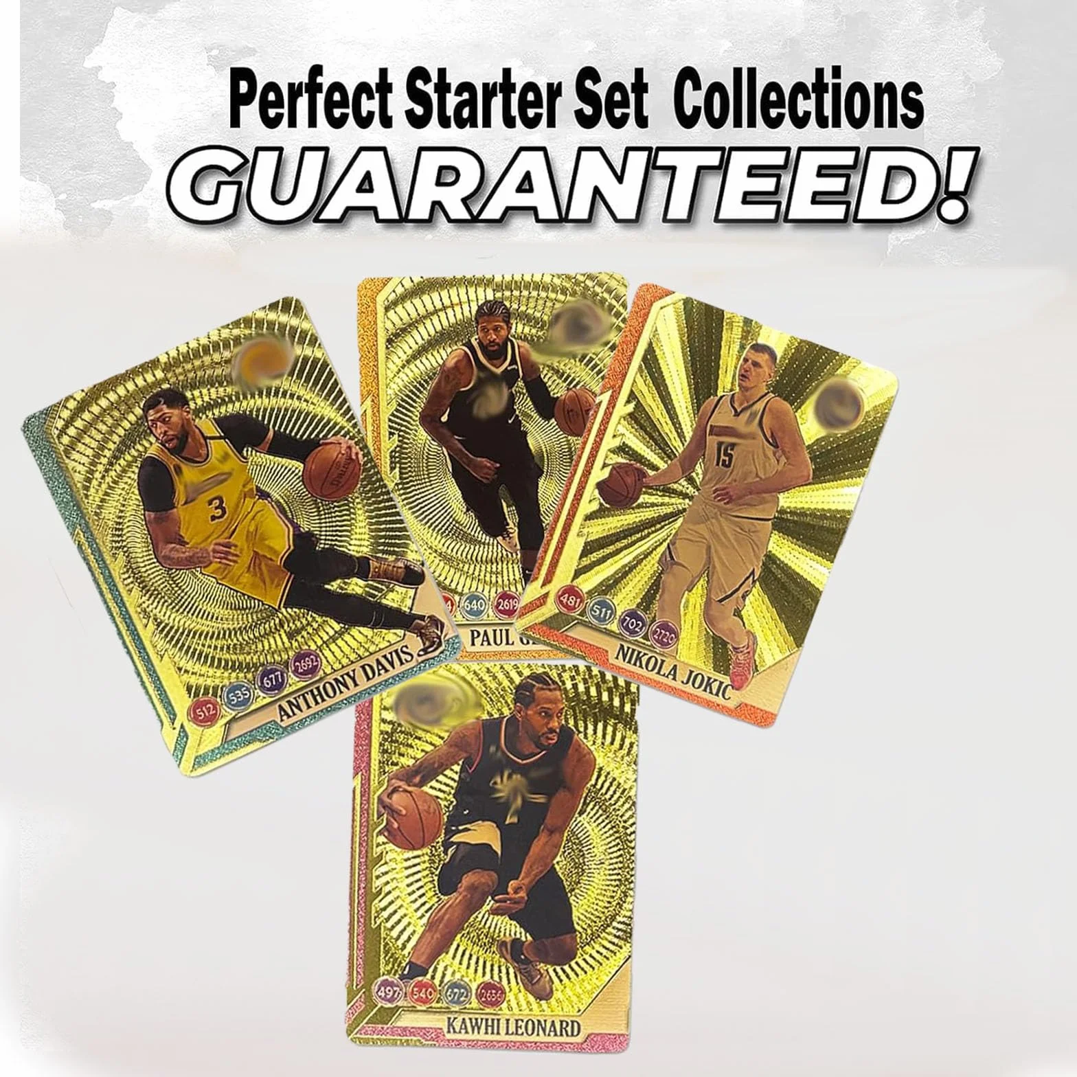 Cool Basketball Cards 55-Pack for Kids Teens Adults Collectors