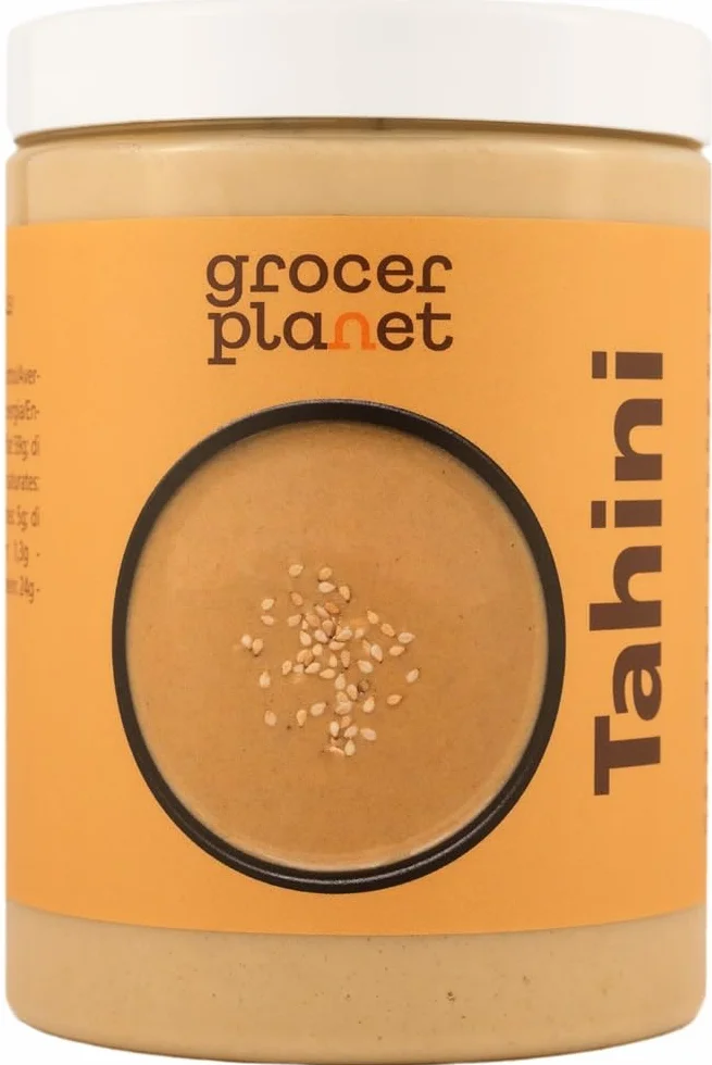 Grocer Planet - Tahini (1Kg) | Semillas de Sésamo Tostadas y Prensadas | Natural | Sin OGM | Vegano | Ideal para Humus