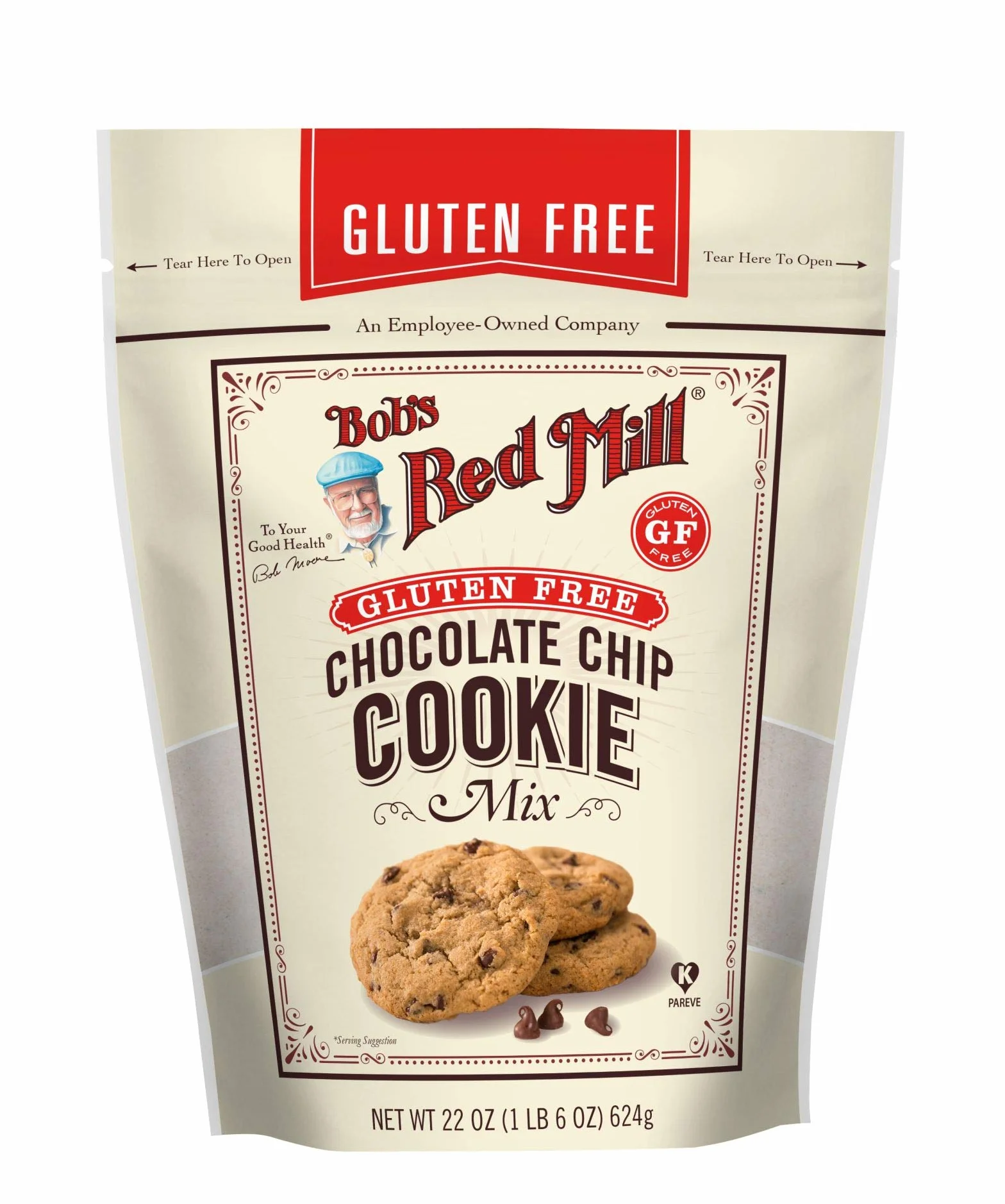 Bob's Red Mill - Mezcla Gluten-Libre de la galleta de viruta de chocolate - 22 oz.