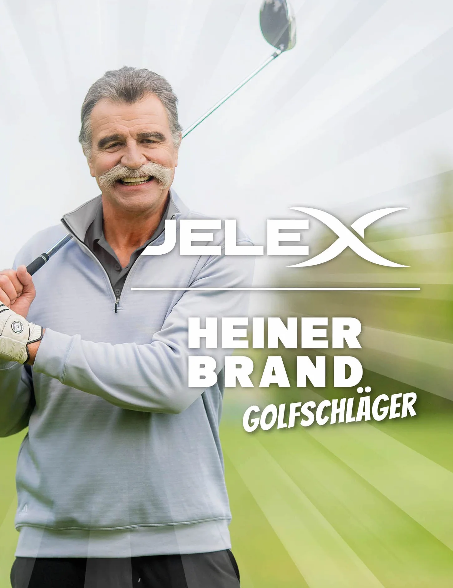 JELEX Mano derecha acero inoxidable 88-92 cm 64° 480 g mango goma ergonómico