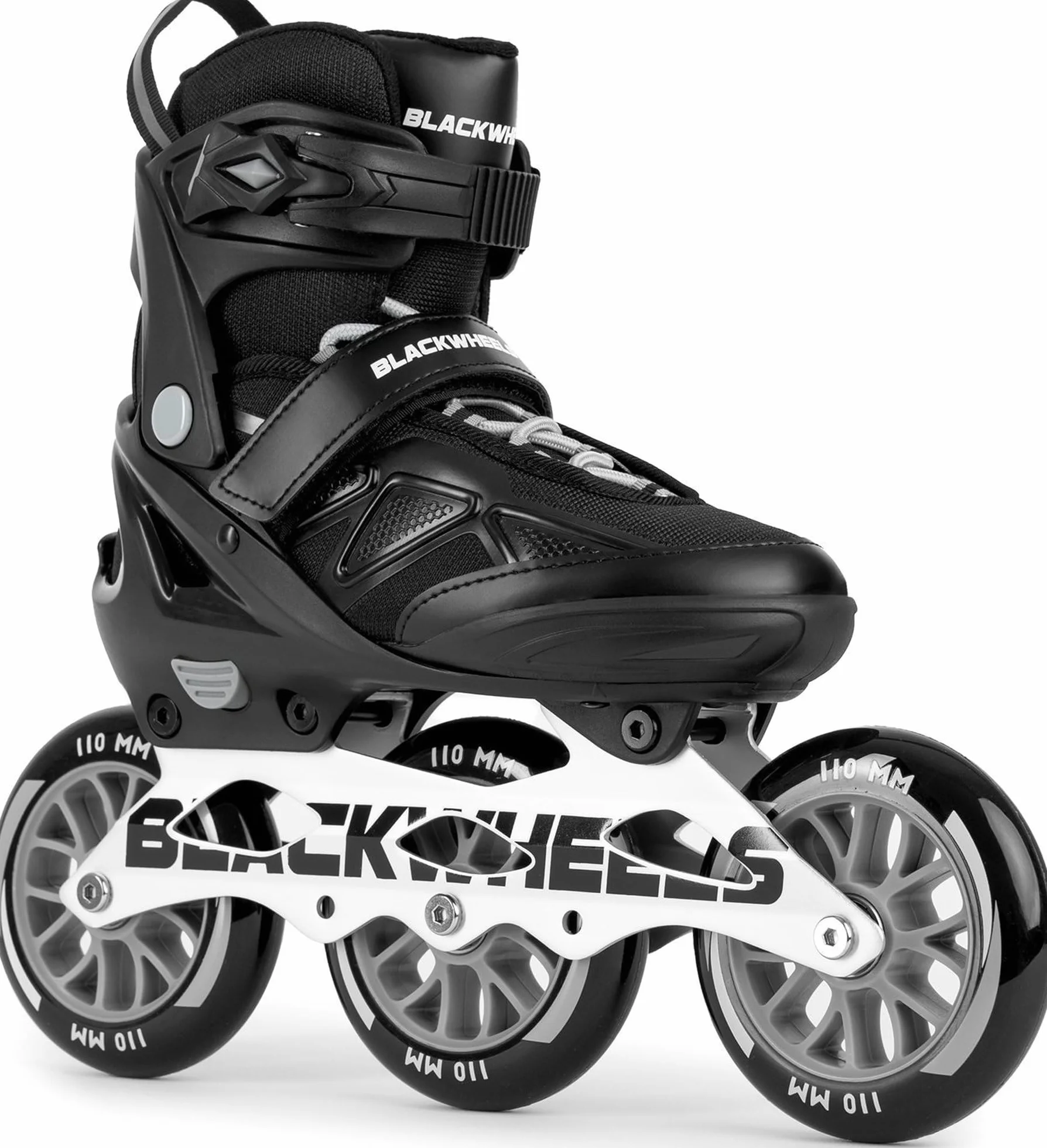 Patines en línea BLACKWHEELS Dynamic de Tres Ruedas con Chasis de Aluminio ABEC-7 One-Step-Adjustment