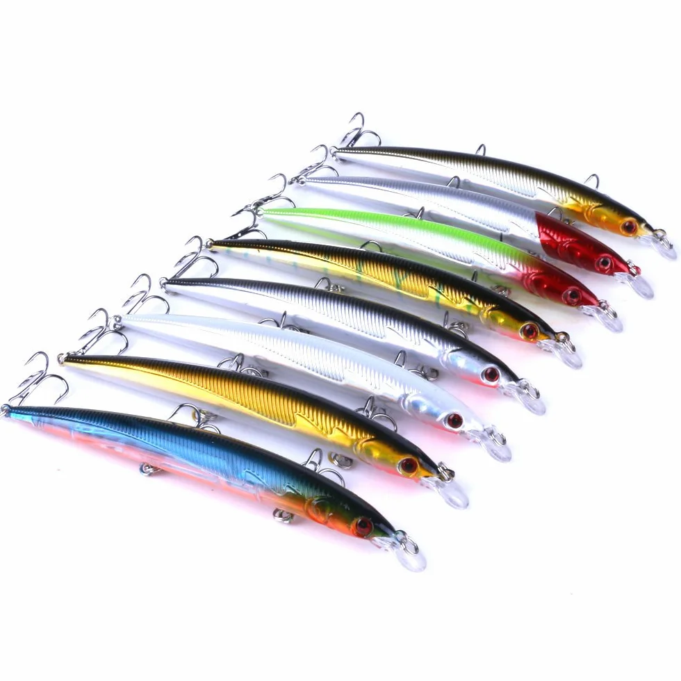 Señuelos Minnow VIB Inshore 13,4g 13,3cm 8 sztuk