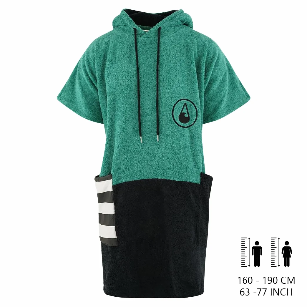 Poncho de surf WAVE HAWAII Faro 100% algodón para mujer hombre adulto talla M/L 160-190 cm