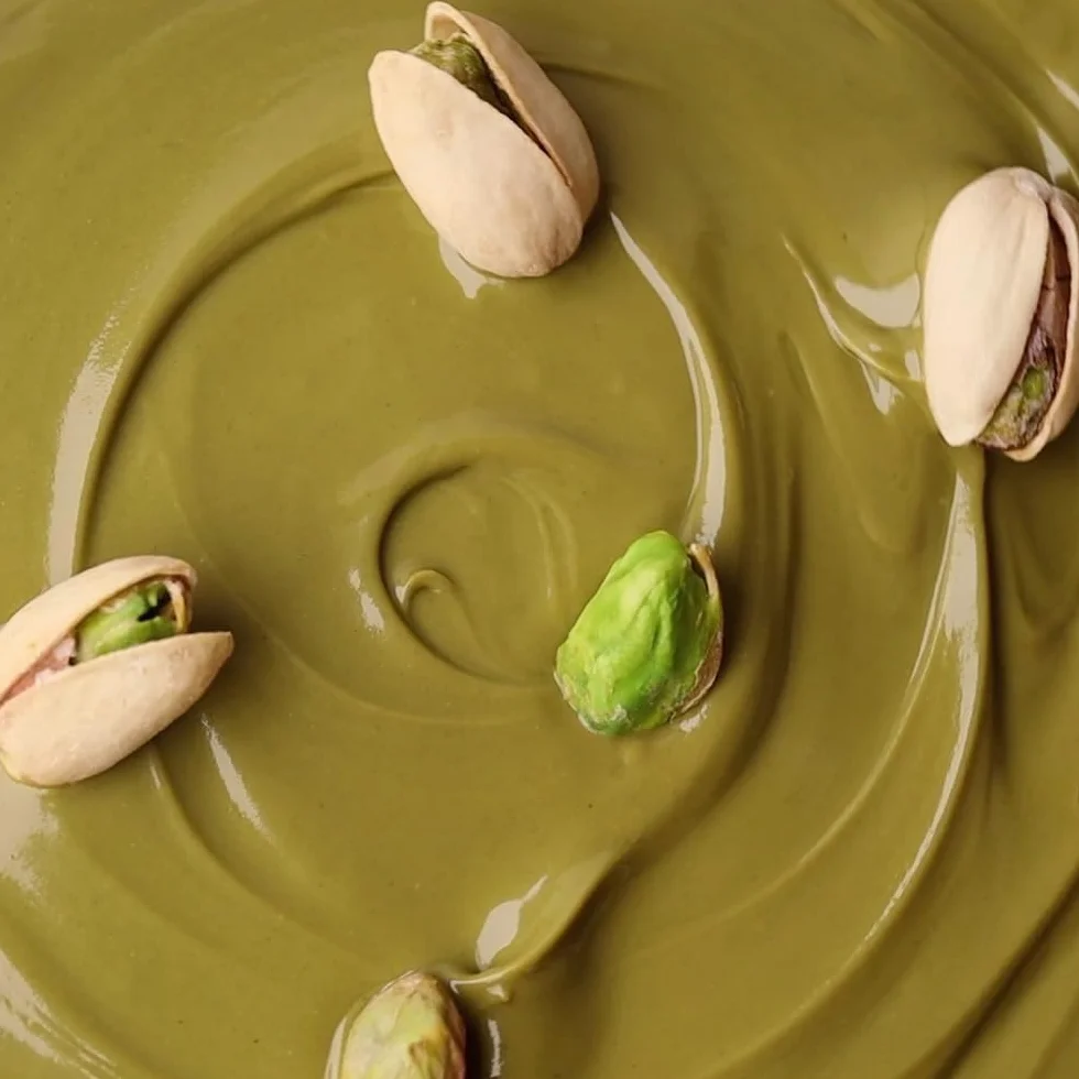 Veggy Duck - Crema de Pistacho (200g) | Con 45% Pistachos | Sabor Dulce | Comida Artesanal Italiana Gourmet | Ideal para Desayunos y Postres