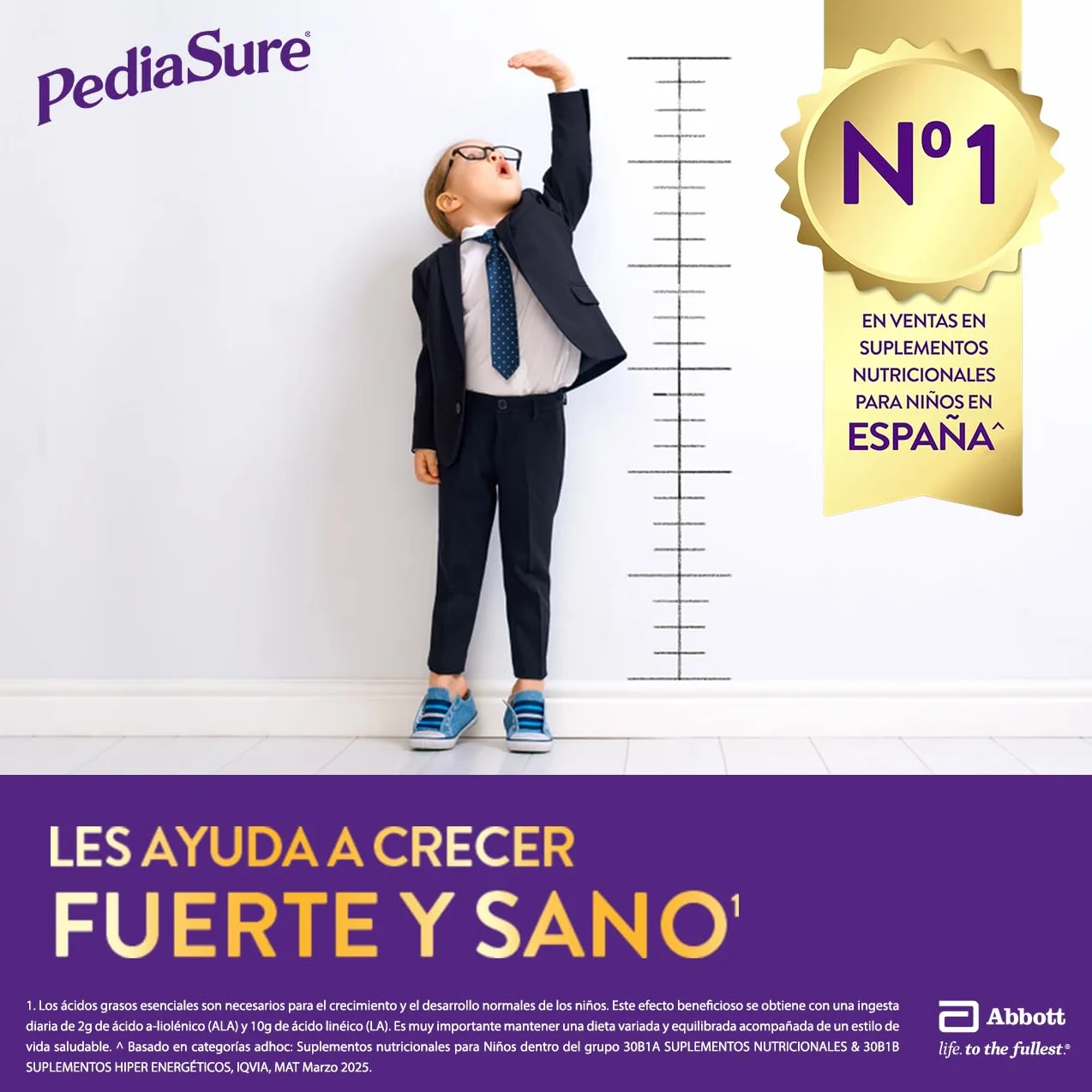 PediaSure – Sabor Cookies & Cream – Complemento Alimenticio para Niños con Proteínas, Vitaminas y Minerales – 850 gr