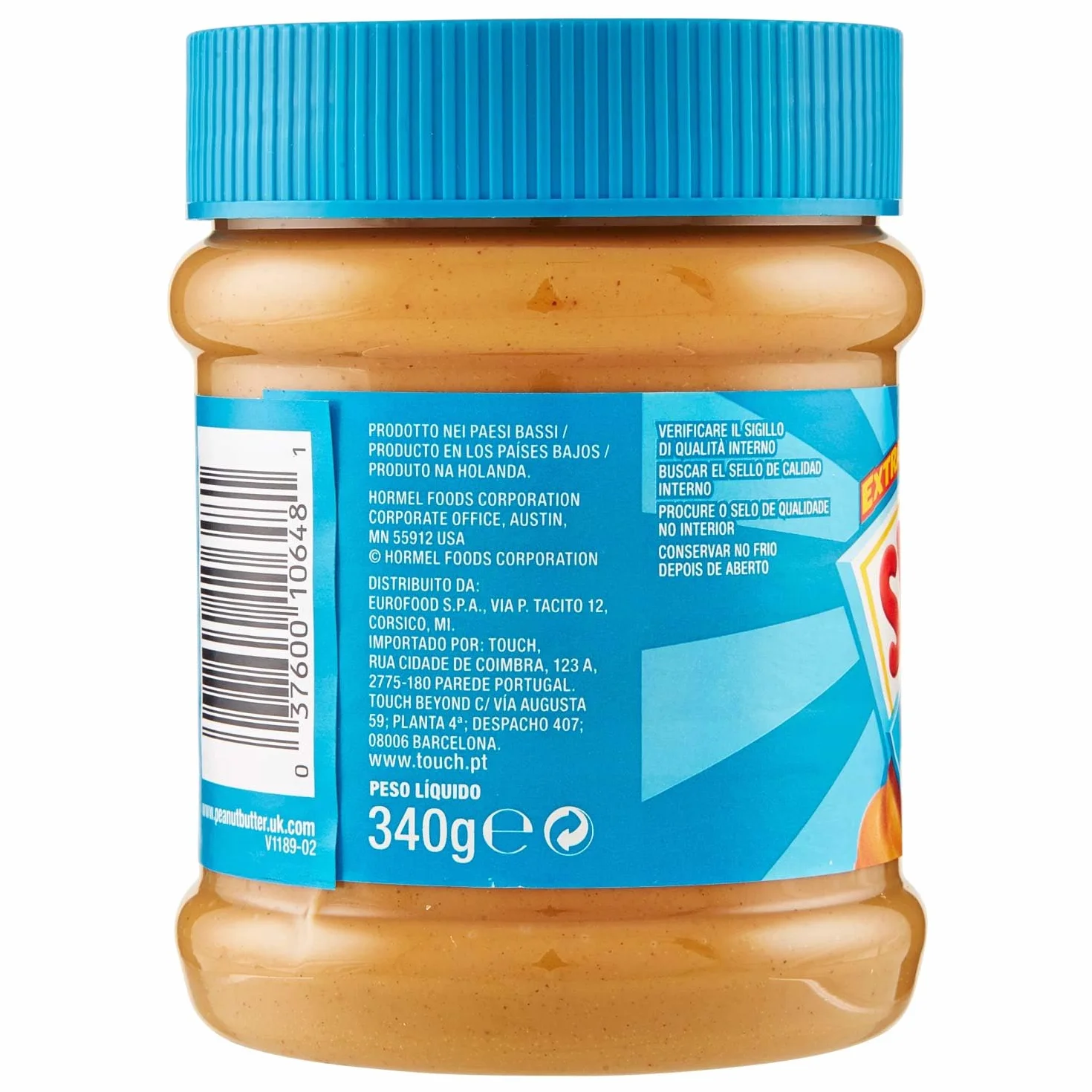 Skippy Crema de manteca de cacahuetes, 340 g