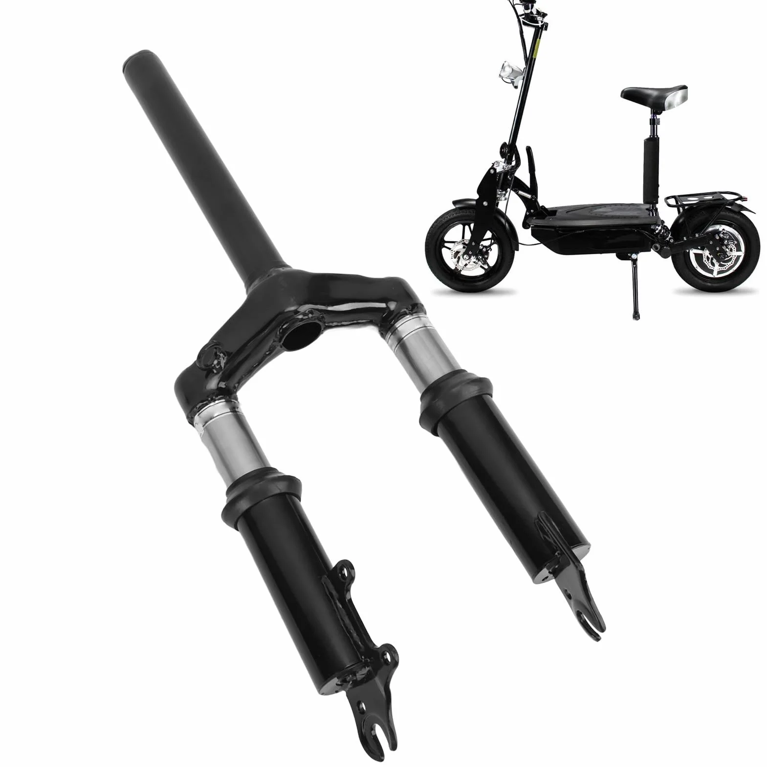 Horquilla Delantera Patinete Eléctrico Suspensión Aleación Acero 10 Pulgadas