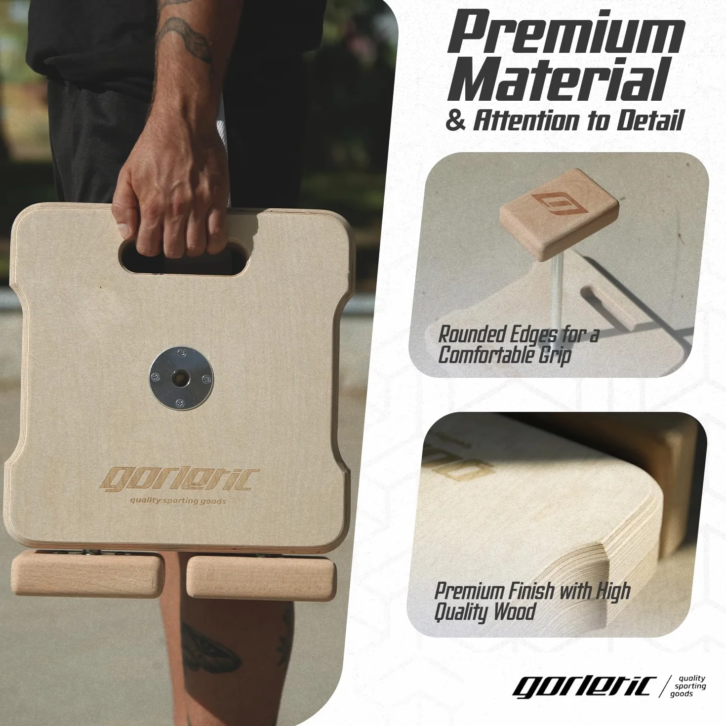 Gorletic Canes COMPACT BalanceBlocks Bastones para equilibrio Handstand 33cm