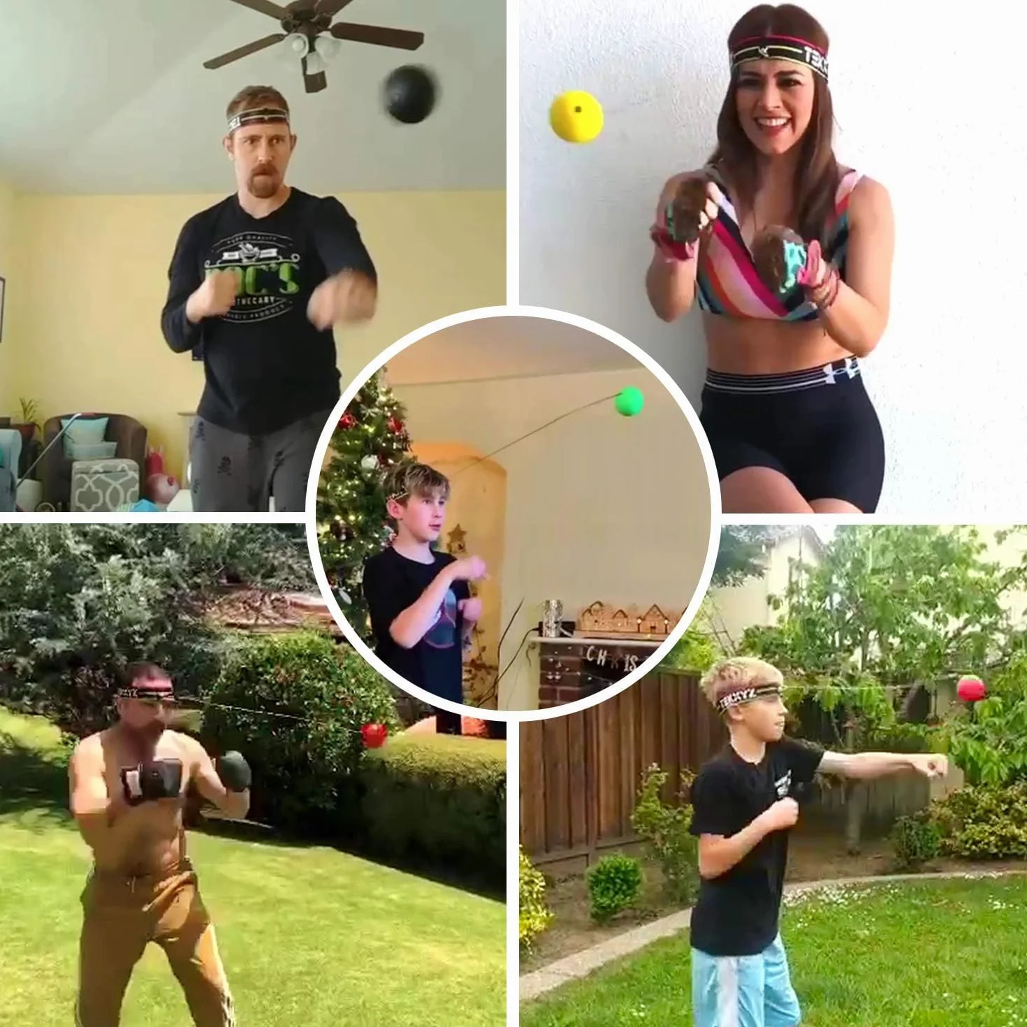 BYRG Boxing Reflex Ball Family Pack