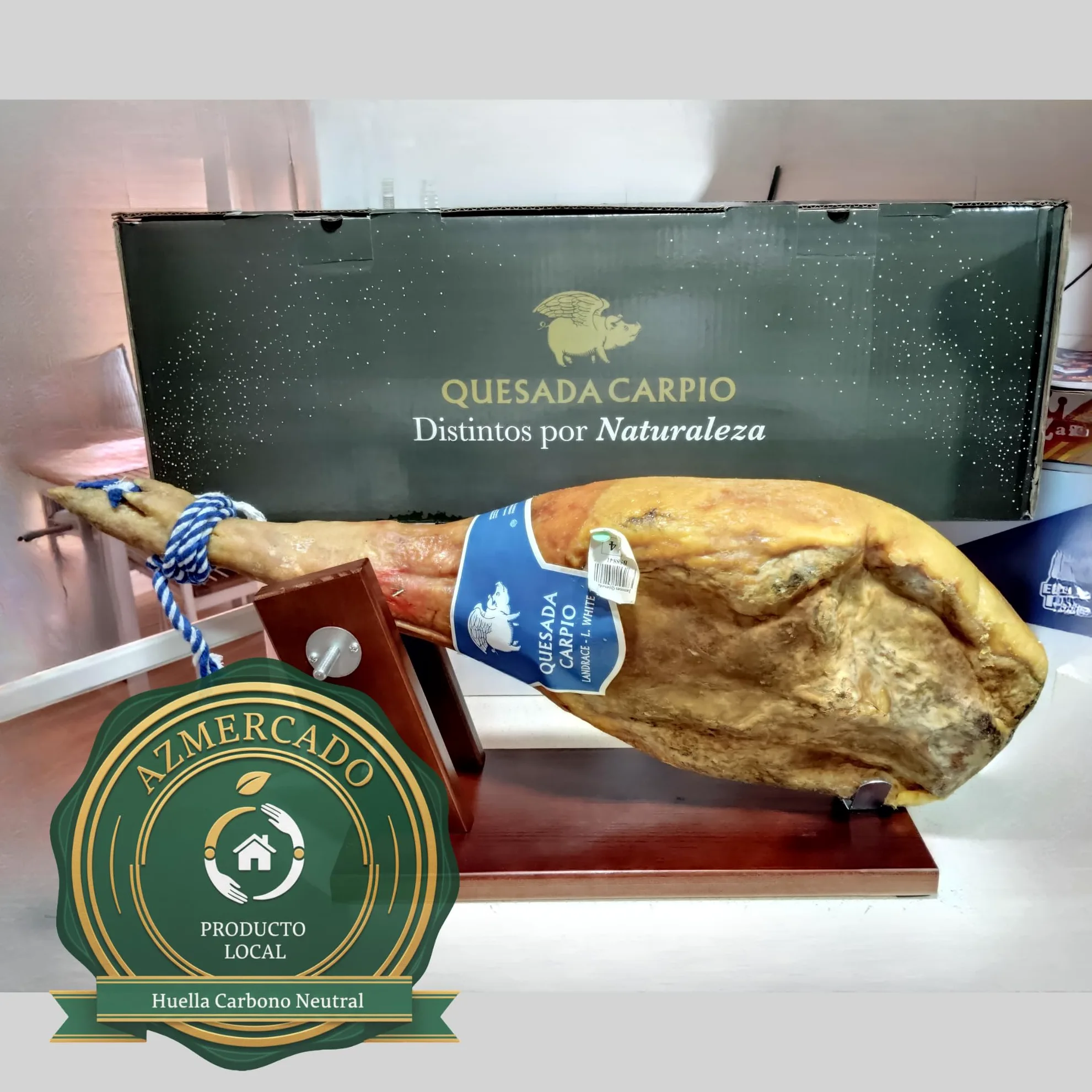 Jamón Serrano Gran Reserva Cruce Duroc · Curación 15 Meses · Pieza Entera con Hueso · Regalo y Tapas