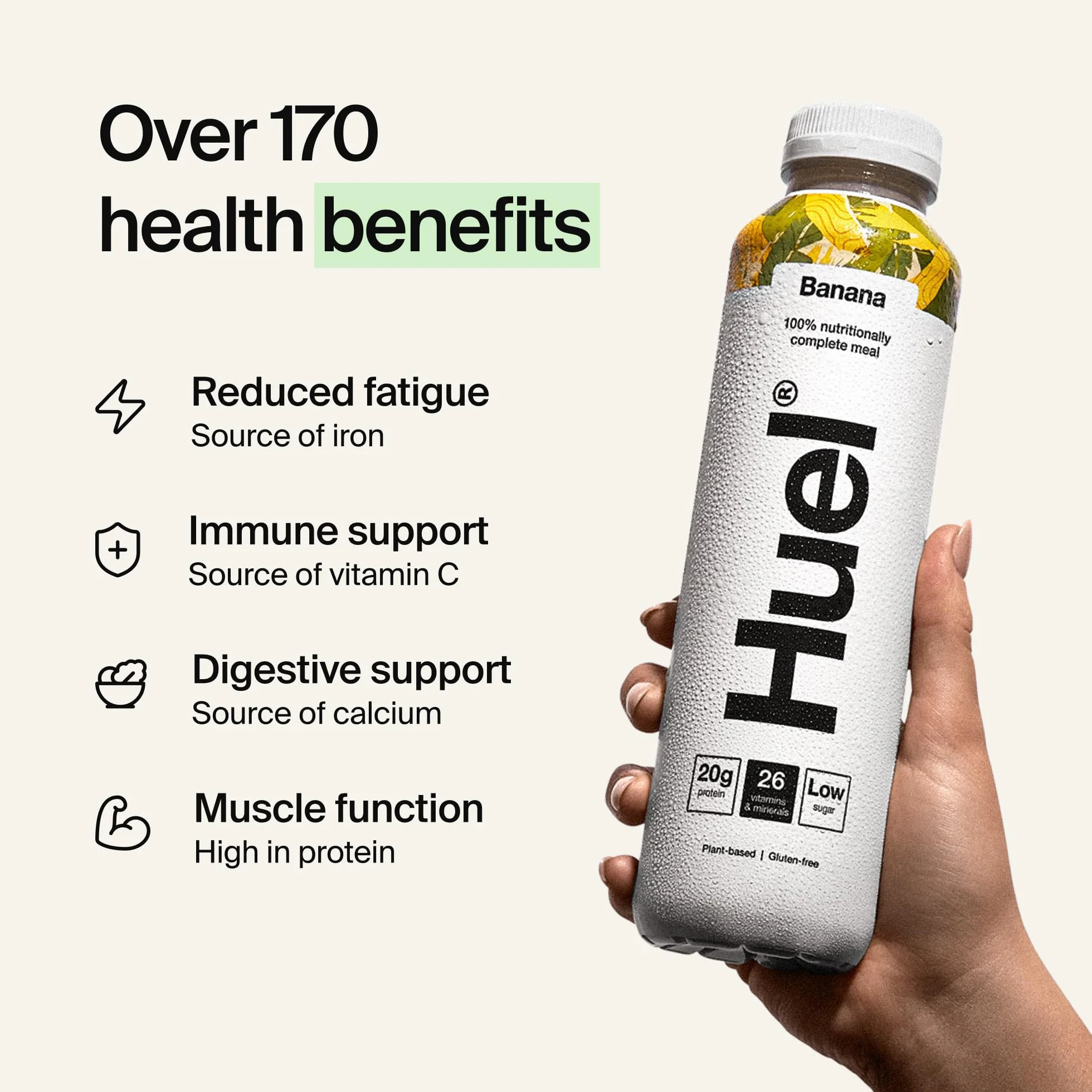 Huel Listo para Beber Comida Completa Plátano 8x500ml