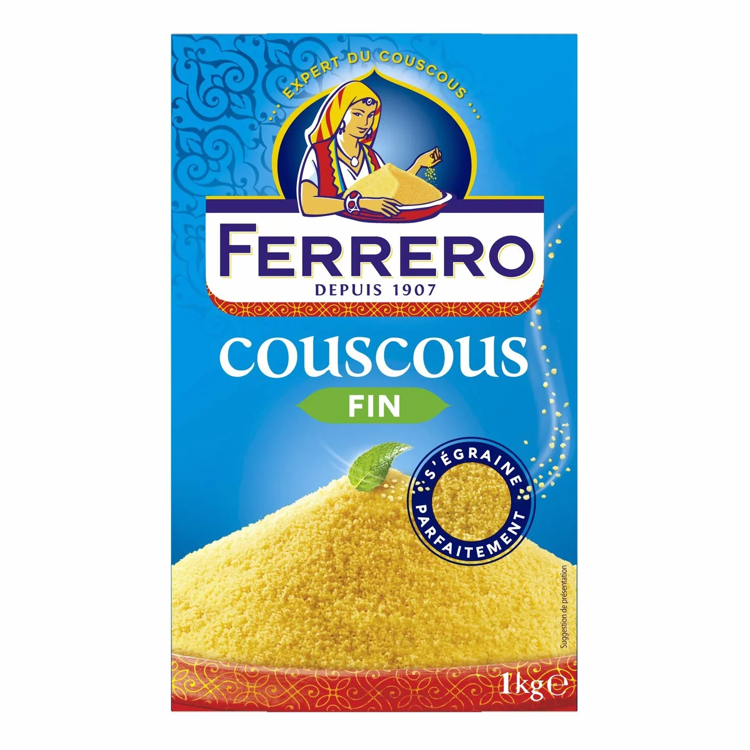 FERRERO COUSCOUS - FERRERO Couscous Fin 1kg