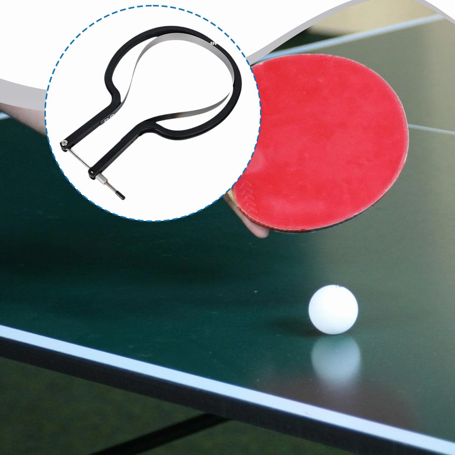 Kit de Cortador de Tenis de Mesa con Cuchilla de Arco Ajustable