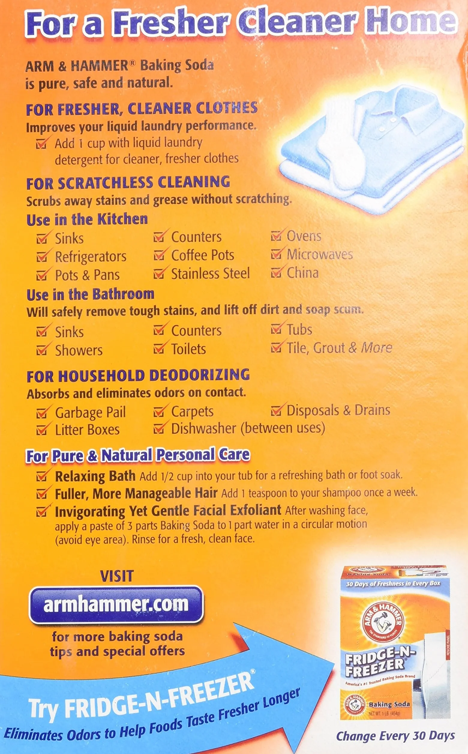 Arm & Hammer Baking Soda-4LB (01170)