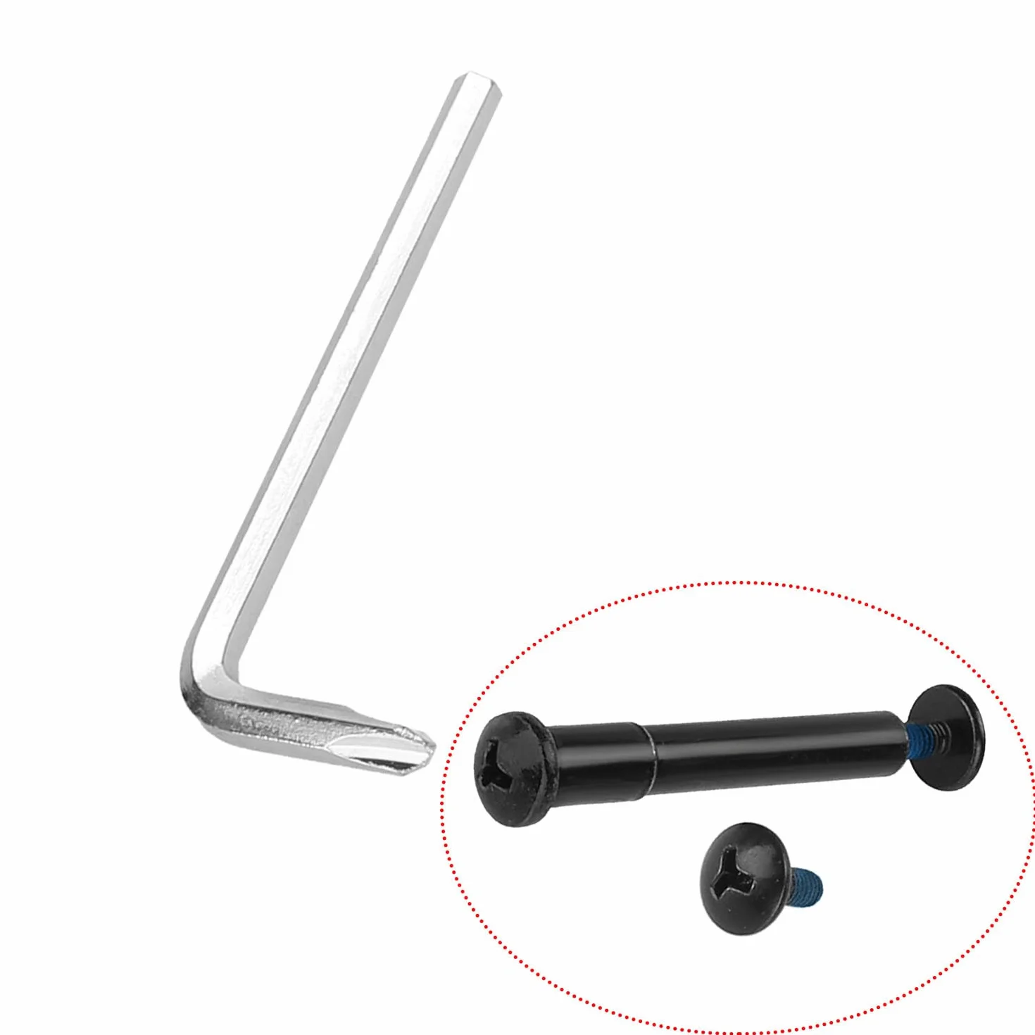 TREFAN Tornillo de bloqueo plegable en forma de Y y destornillador para Xiaomi M365, Pro, Pro2, 1S, Essential Lite
