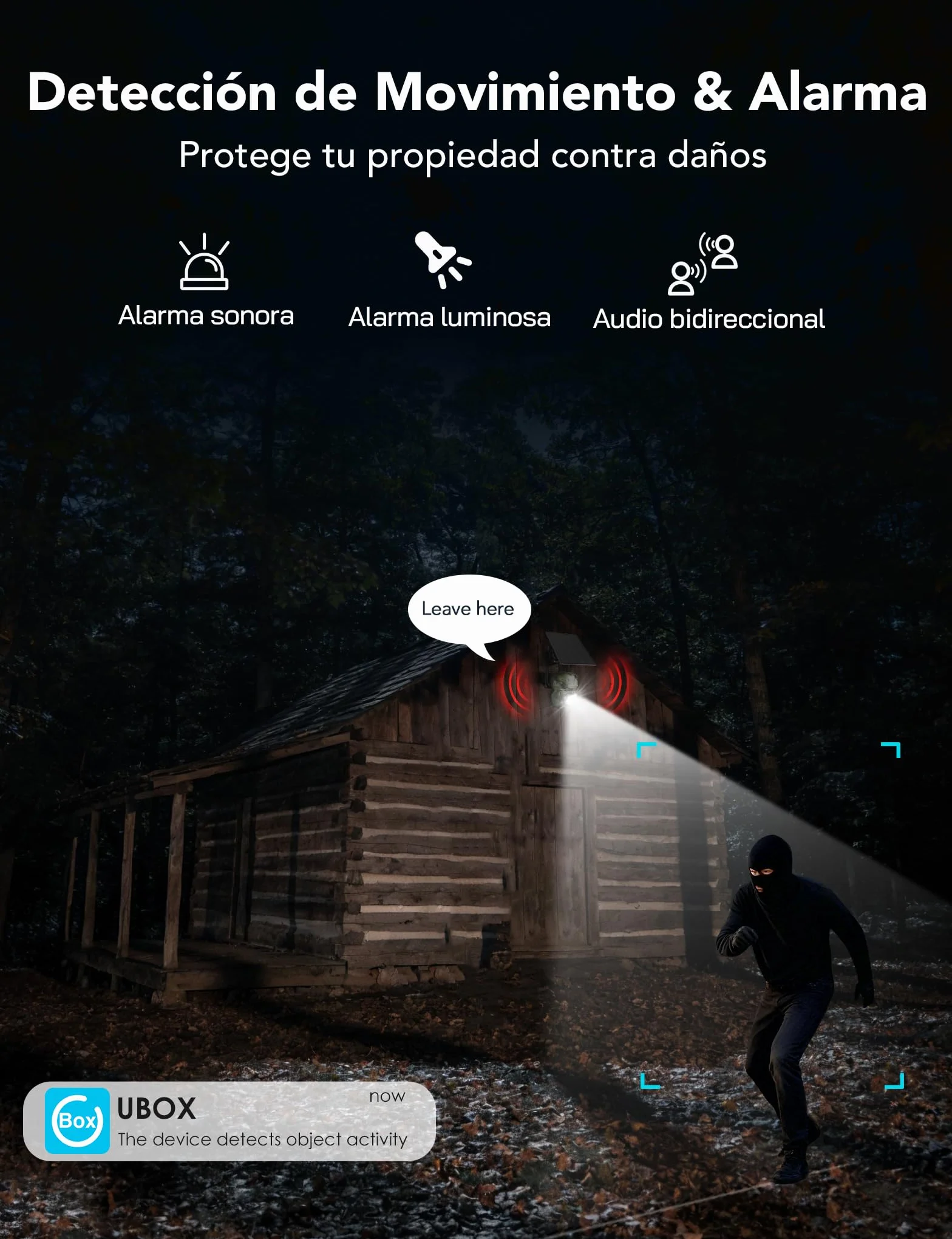 GNCC 4G LTE Camara Fototrampeo de Caza 360°PTZ, 2K Cámara Vigilancia Solar con Tarjeta SIM, Visión Nocturna en Color/Infrarrojos, Audio Bidireccional, IP65 Impermeable, para Caza y Monitoreo Remoto