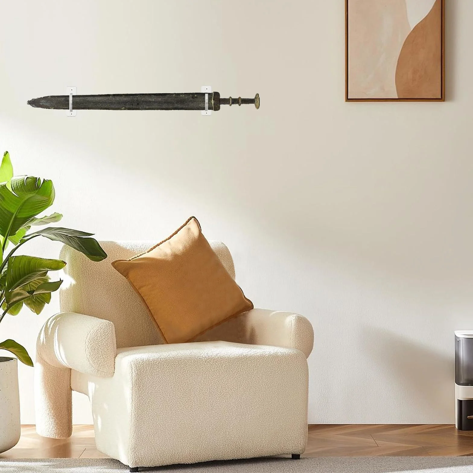 Soporte de pared para espada, sable de luz, espadas samurai, armas marciales