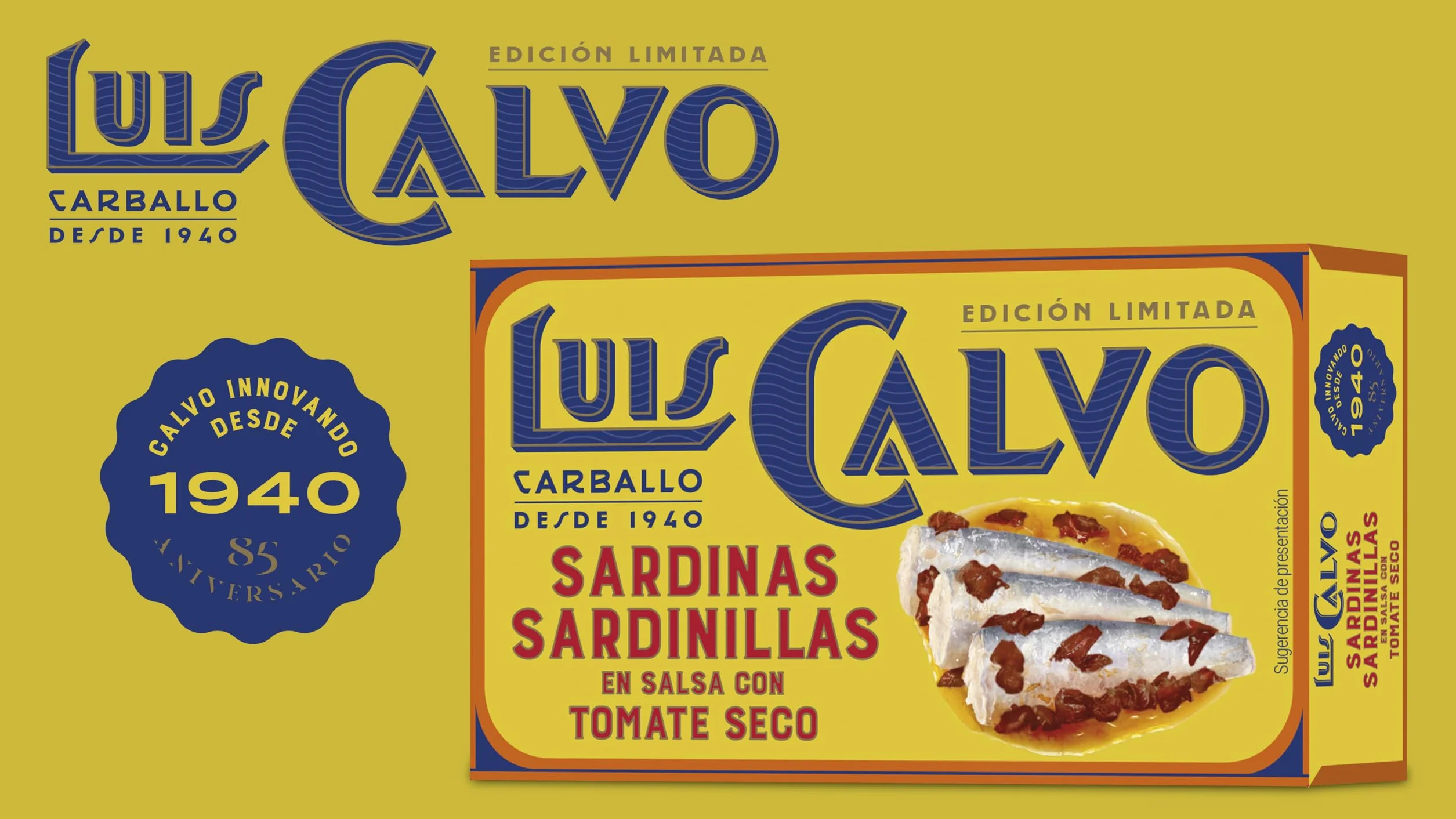 Luis Calvo Sardinillas en salsa con Tomate seco 85g