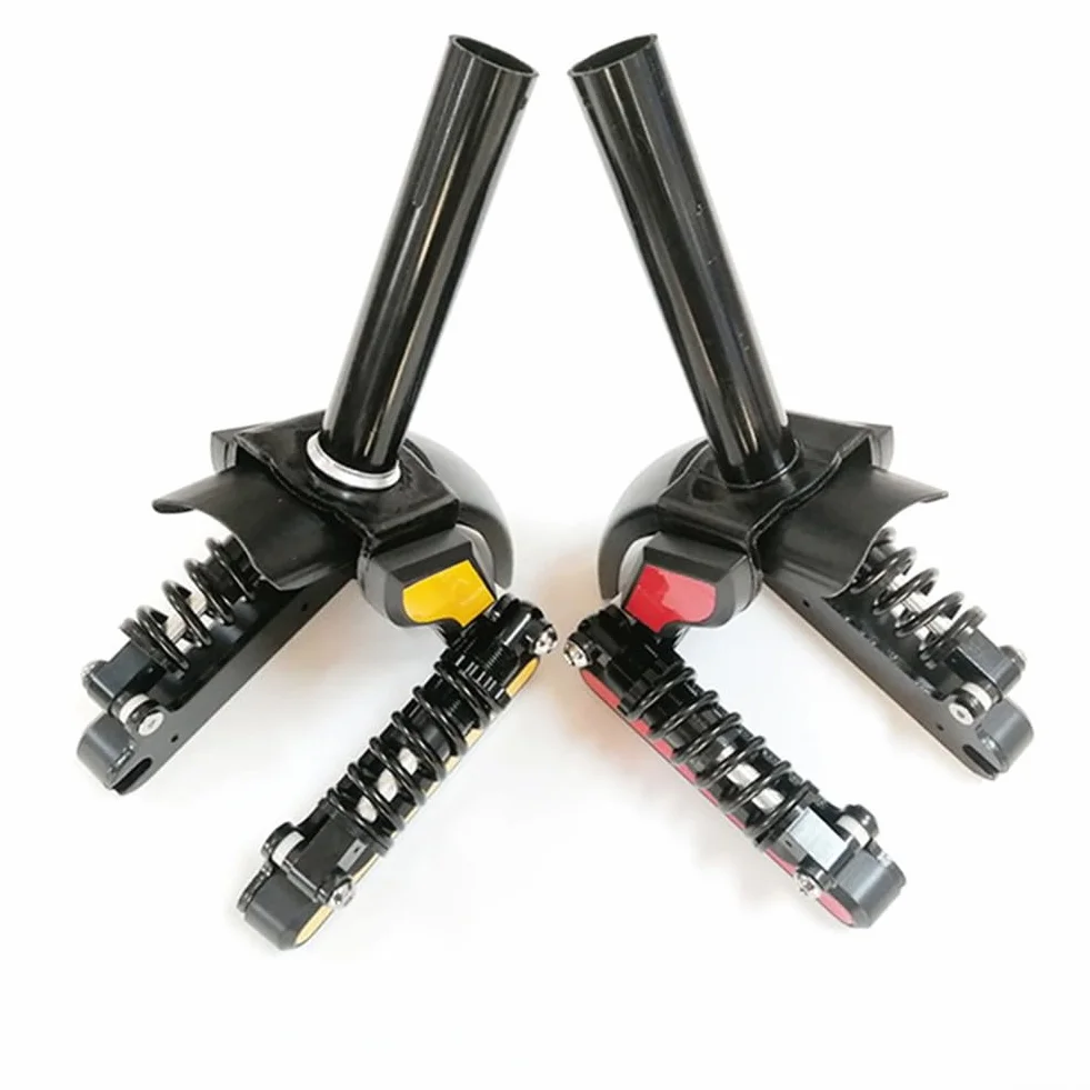 Amortiguador de tubo delantero para Xiaomi Electric Scooter, Horquilla de resorte, Mayor estabilidad (rojo)