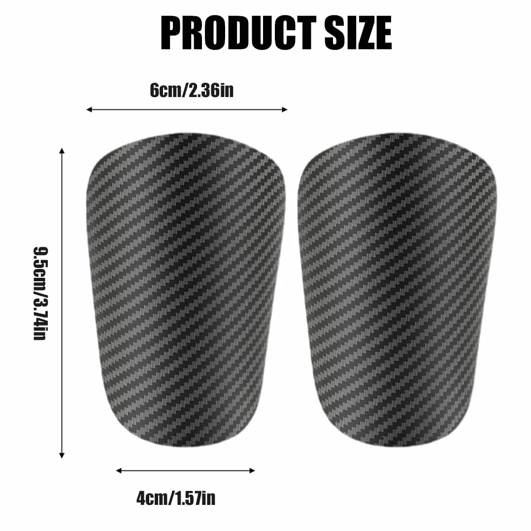 Espinilleras de Fútbol Mini 9.5x6 cm Protección para Hombre Mujer Niños