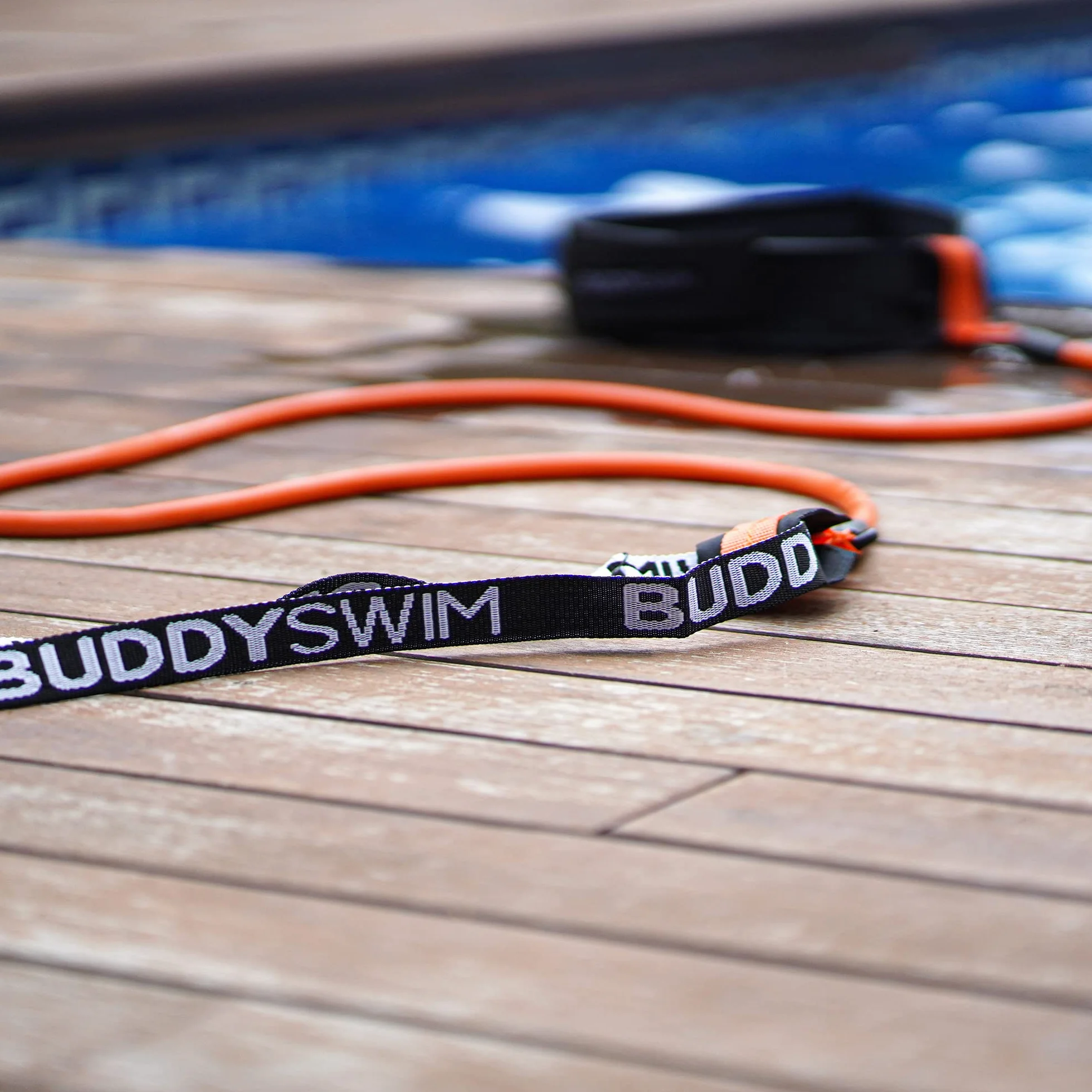 Cinturón Natación Estática Elástico Ajustable Entrenamiento Resistencia Banda Látex Accesorios